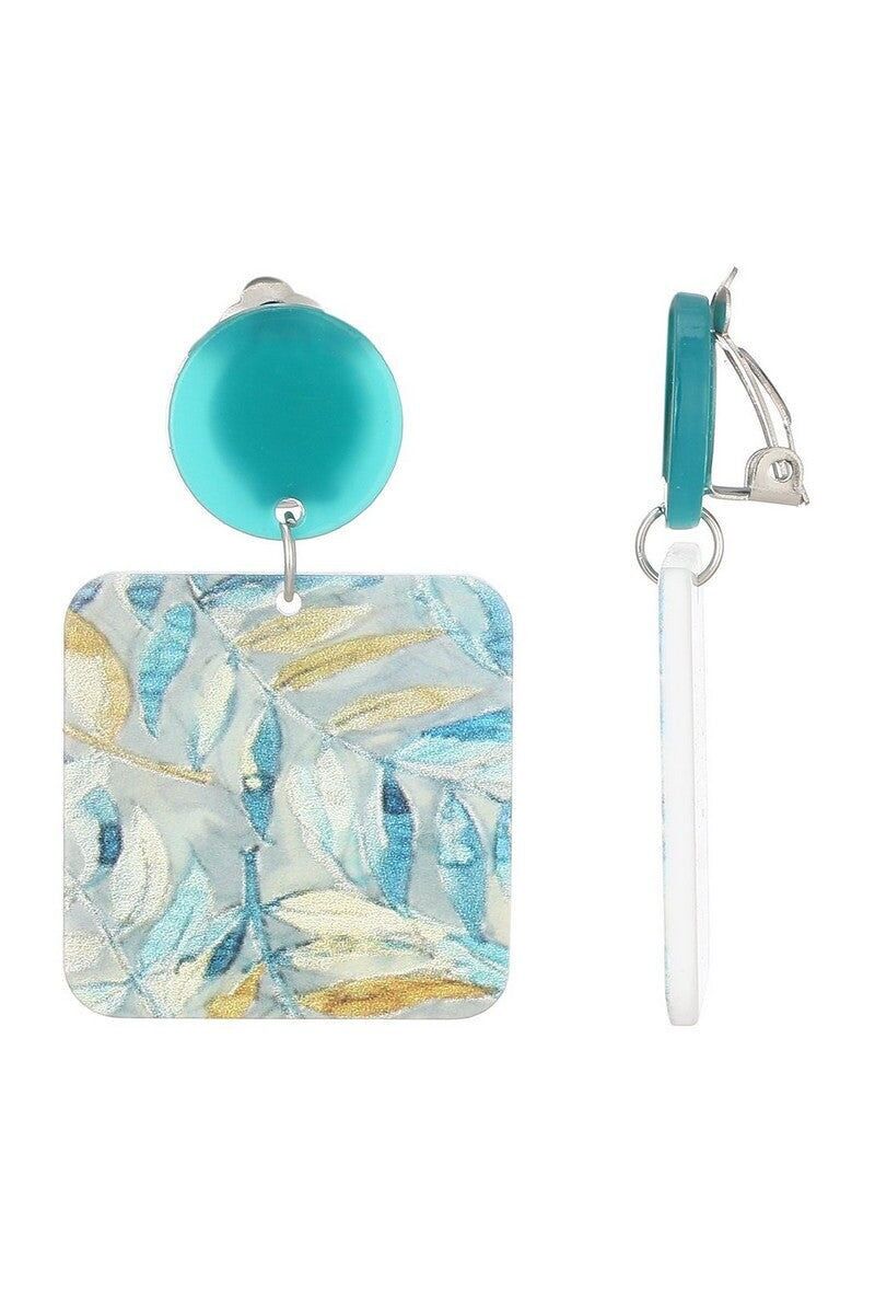 Orecchini a clip in acciaio inossidabile Fabricia