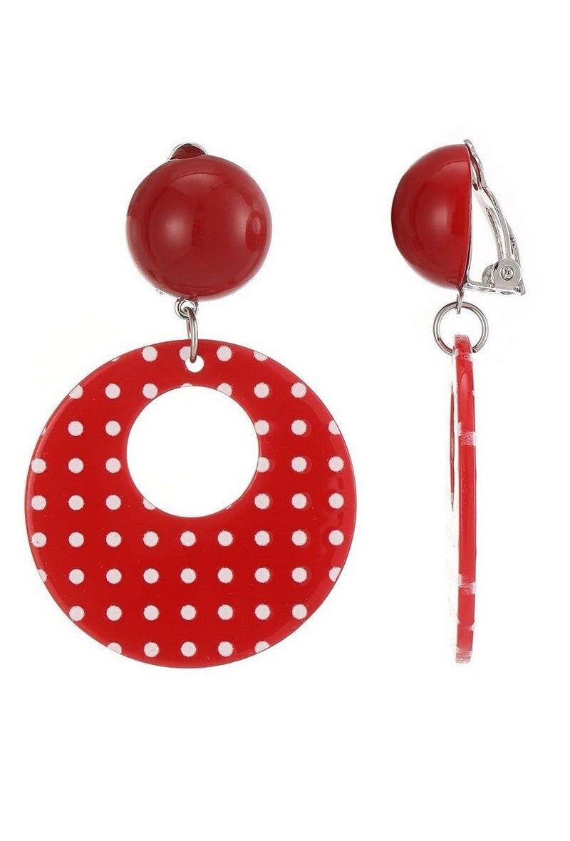 Orecchini a clip Florencia in acciaio inossidabile