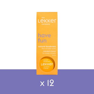 Mandarin & Lemon Deodorant (x12)