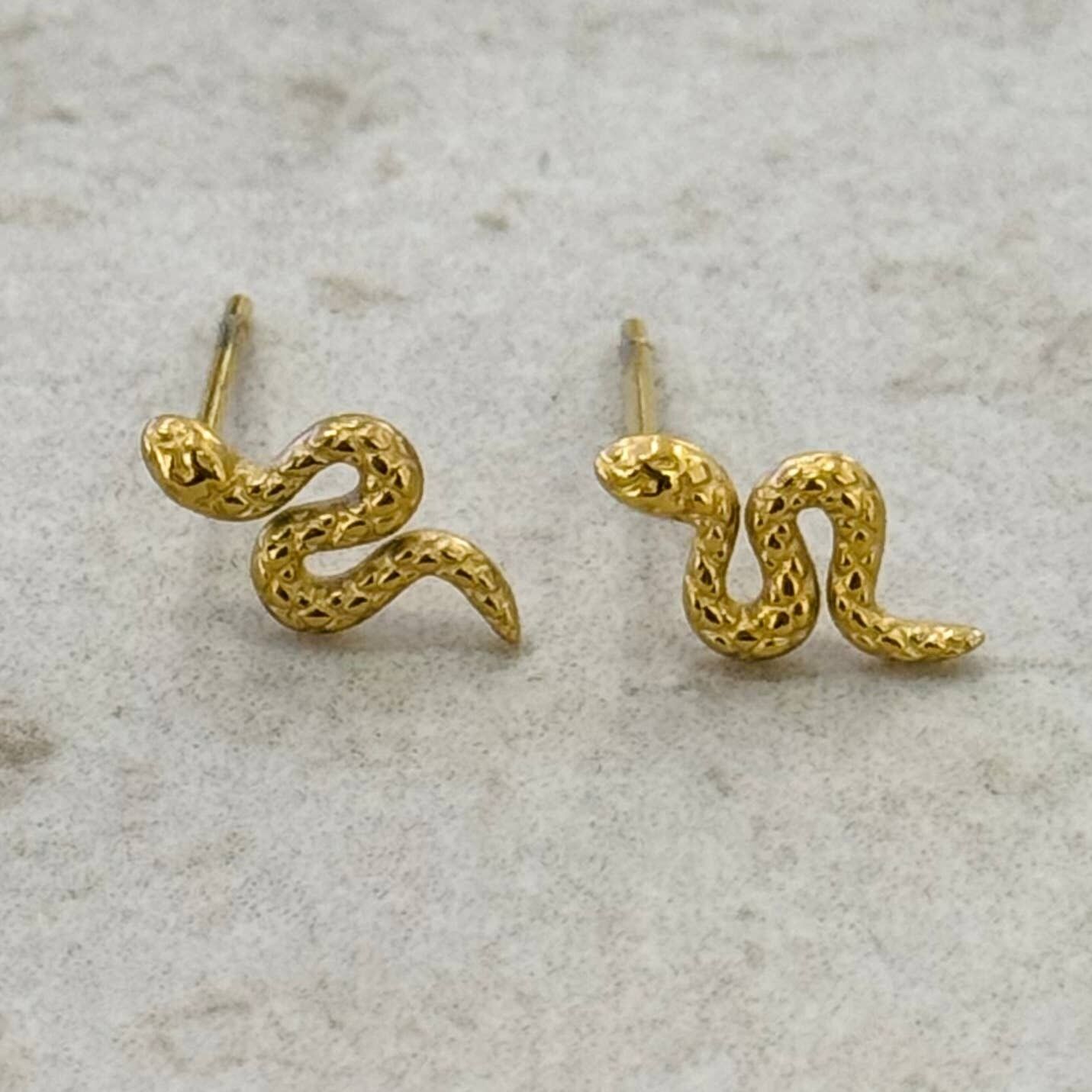 Mini Snake Stud Earrings