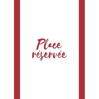 Fouta de algodón rojo