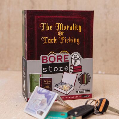 Caja fuerte oculta para libros de Bore Store: libros falsos con almacenamiento oculto