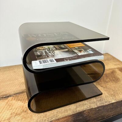 Design Book Holder Lisso - Smoked