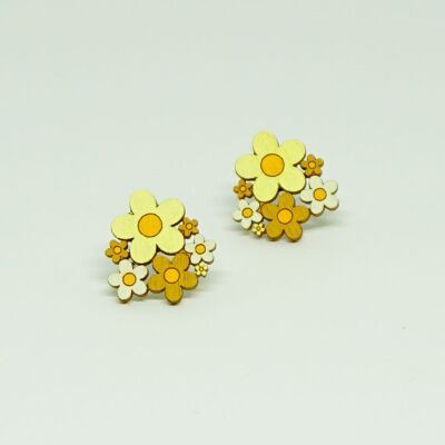 Boucles d'oreilles à tige Flowerup