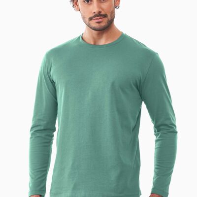 Chemise à manches longues en coton biologique