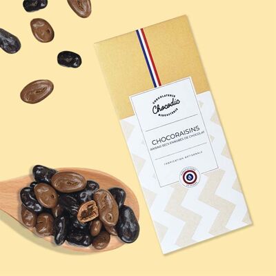 Caja de palitos criollos - avellanas y almendras recubiertas de chocolate con leche y negro - caja de regalo de chocolate para cumpleaños, día de la madre, fin de año escolar, maestros, placer de regalar