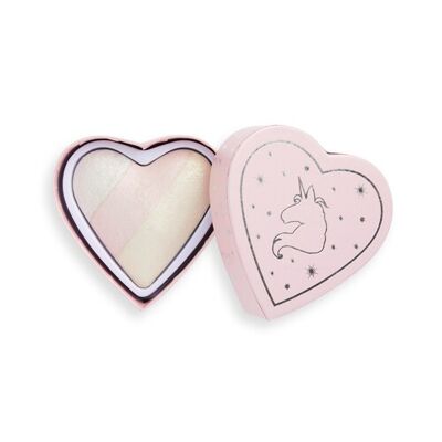 I HEART Revolution Unicorn Heart Glow Highlighter