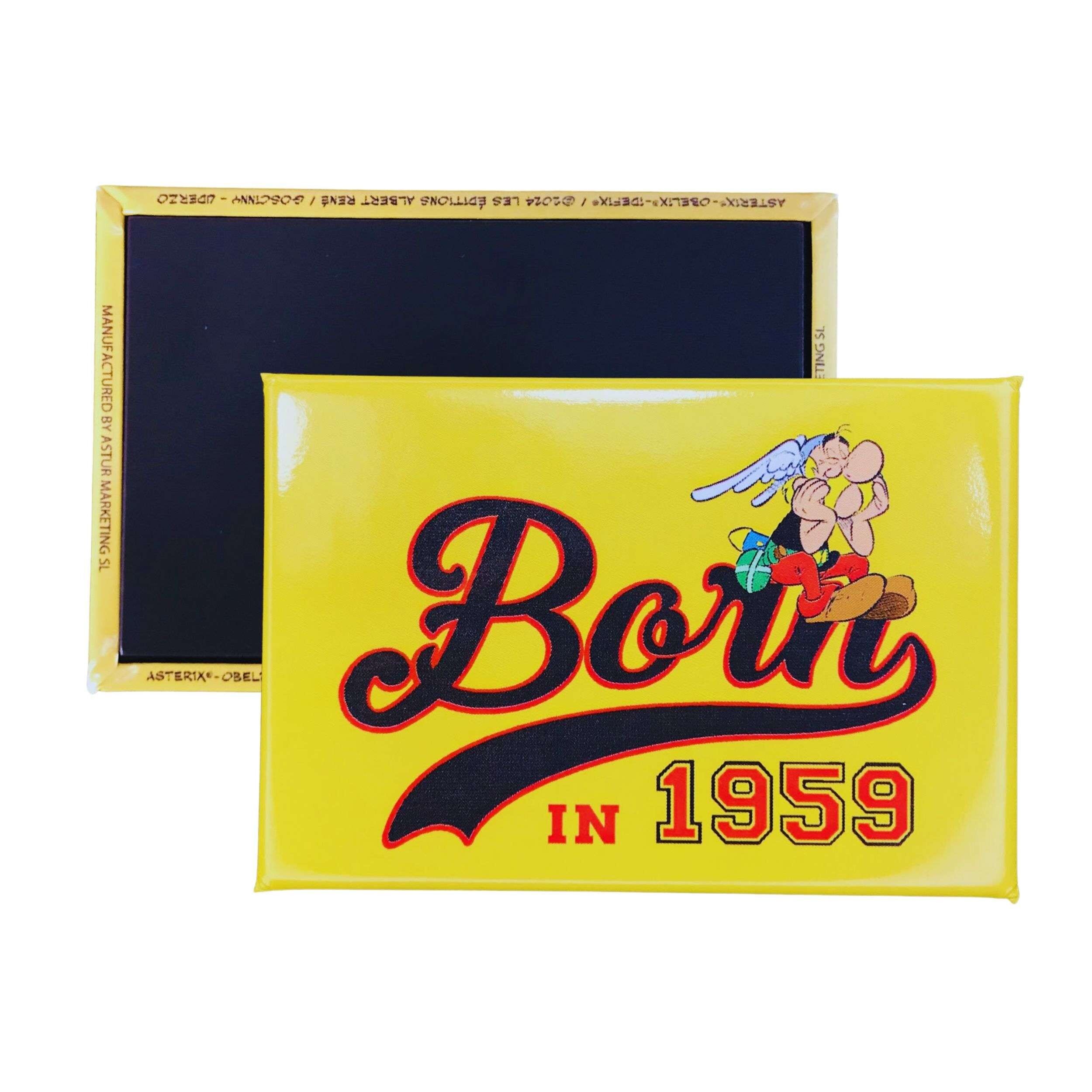 Horizontaler Magnet © Astérix - Geboren 1959 - Gelb - C#85