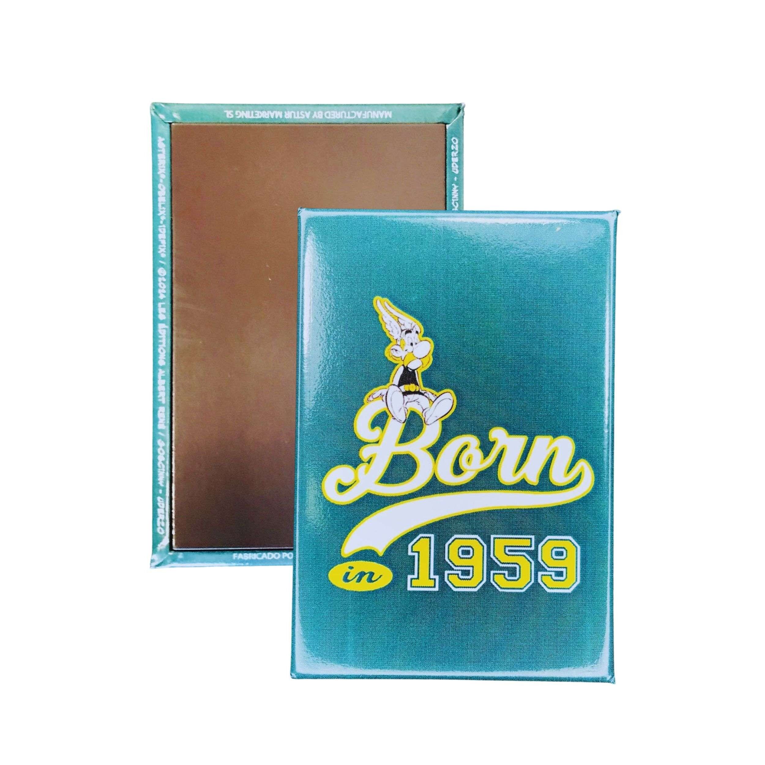 Vertikaler Magnet © Astérix - Geboren 1959 - Grün - C#104