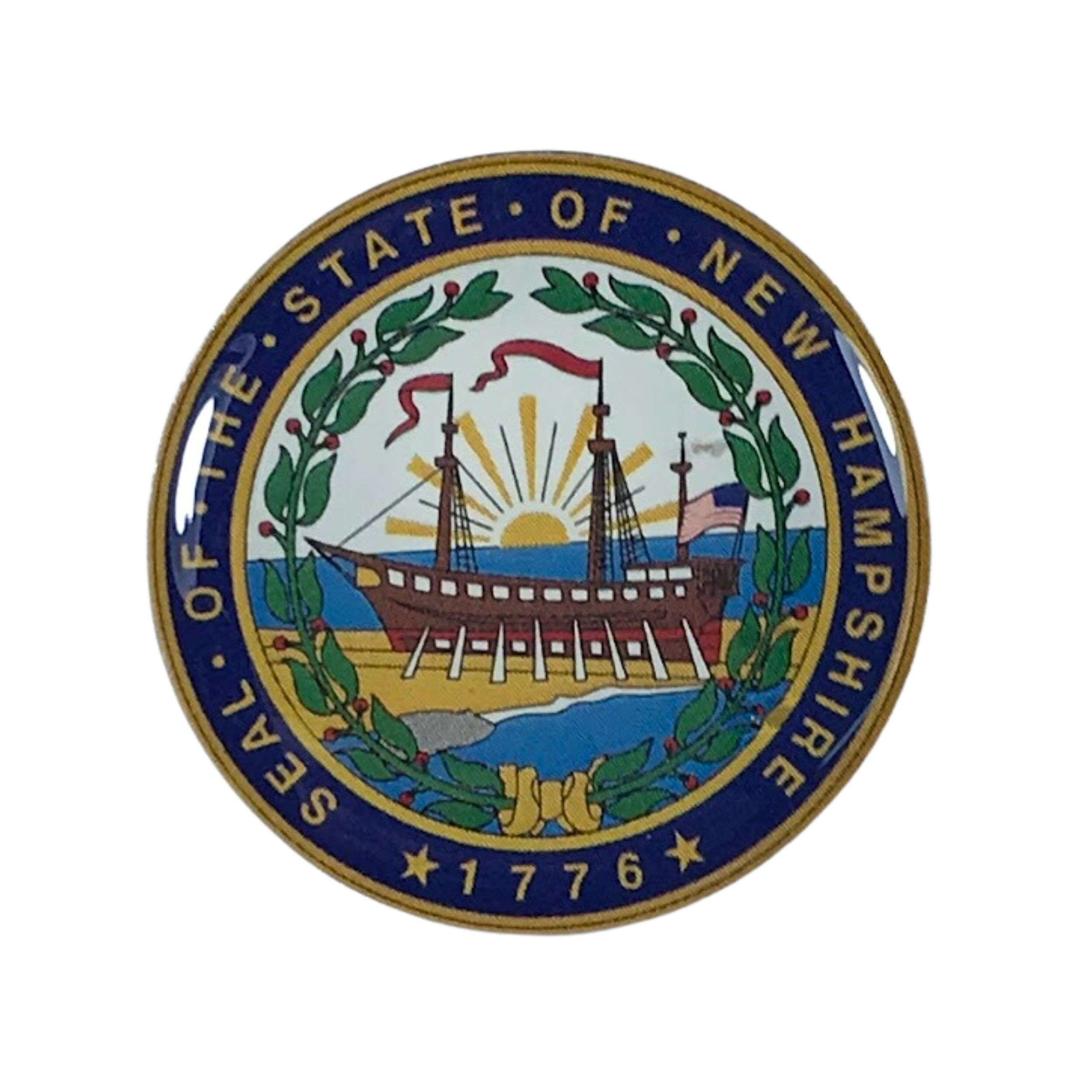Anstecker - New Hampshire Staatswappen - USA