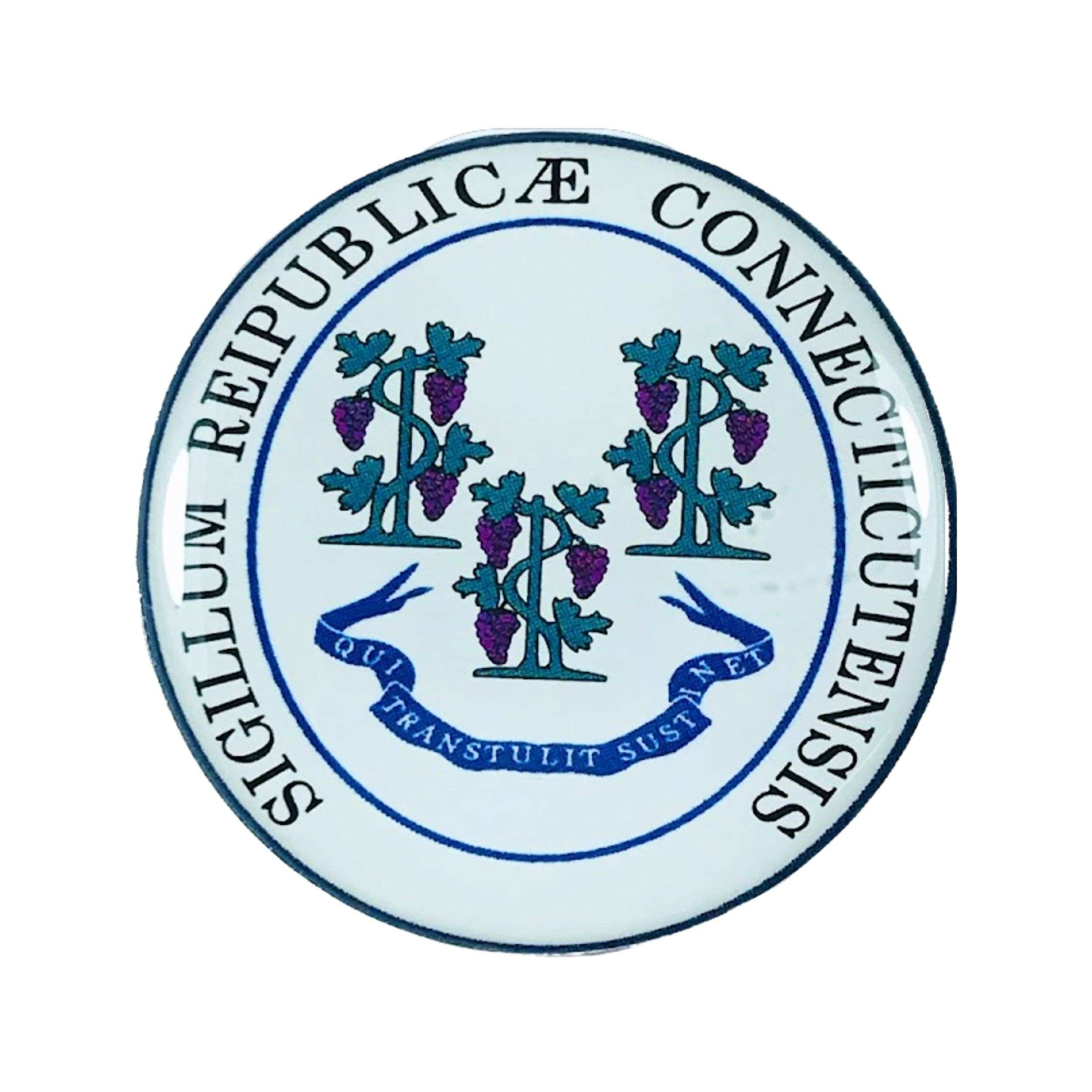 Anstecker - Connecticut Staatswappen - USA