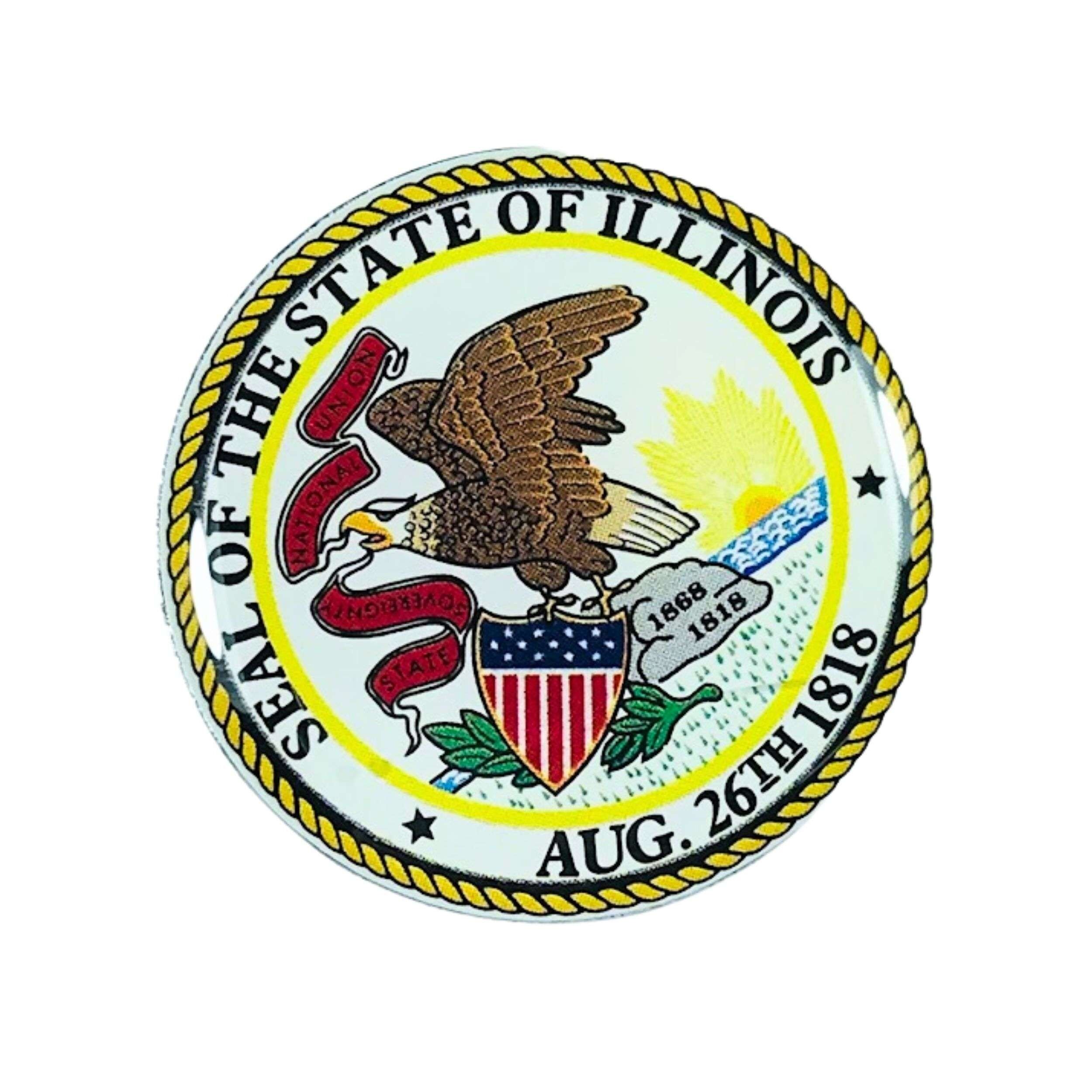 Anstecker - Illinois State Shield - USA