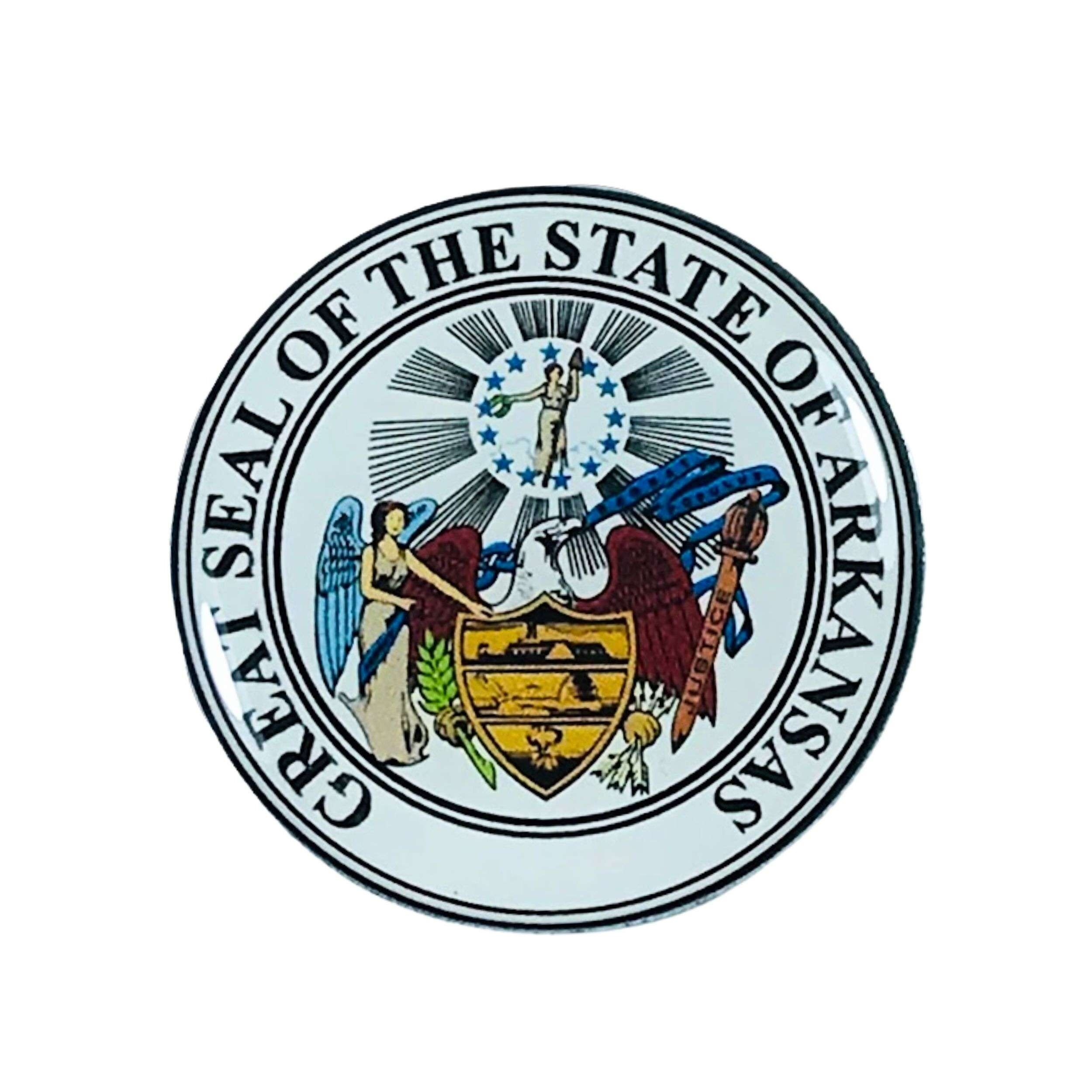 Anstecker - Arkansas Staatswappen - USA