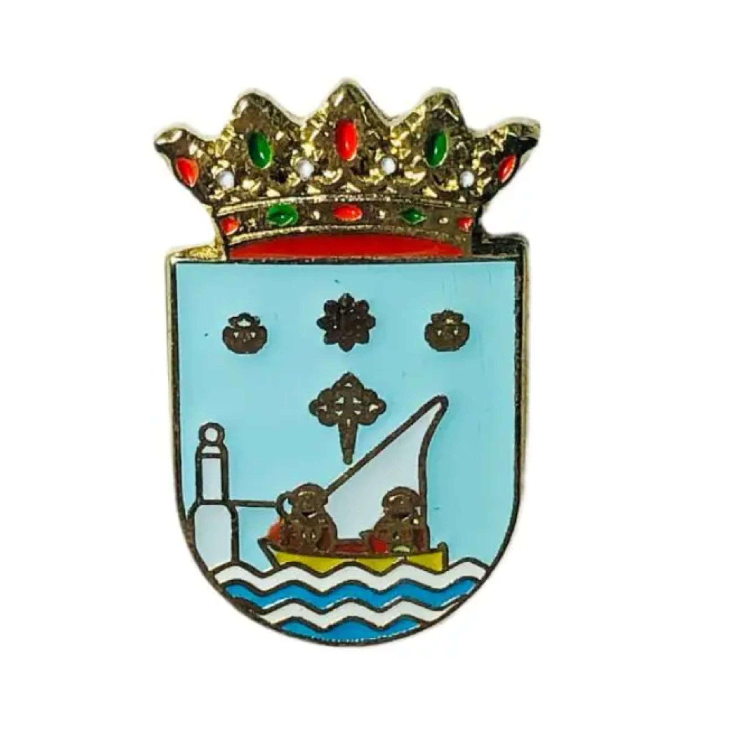 Anstecknadel - Padron-Schild - Coruña - Spanien