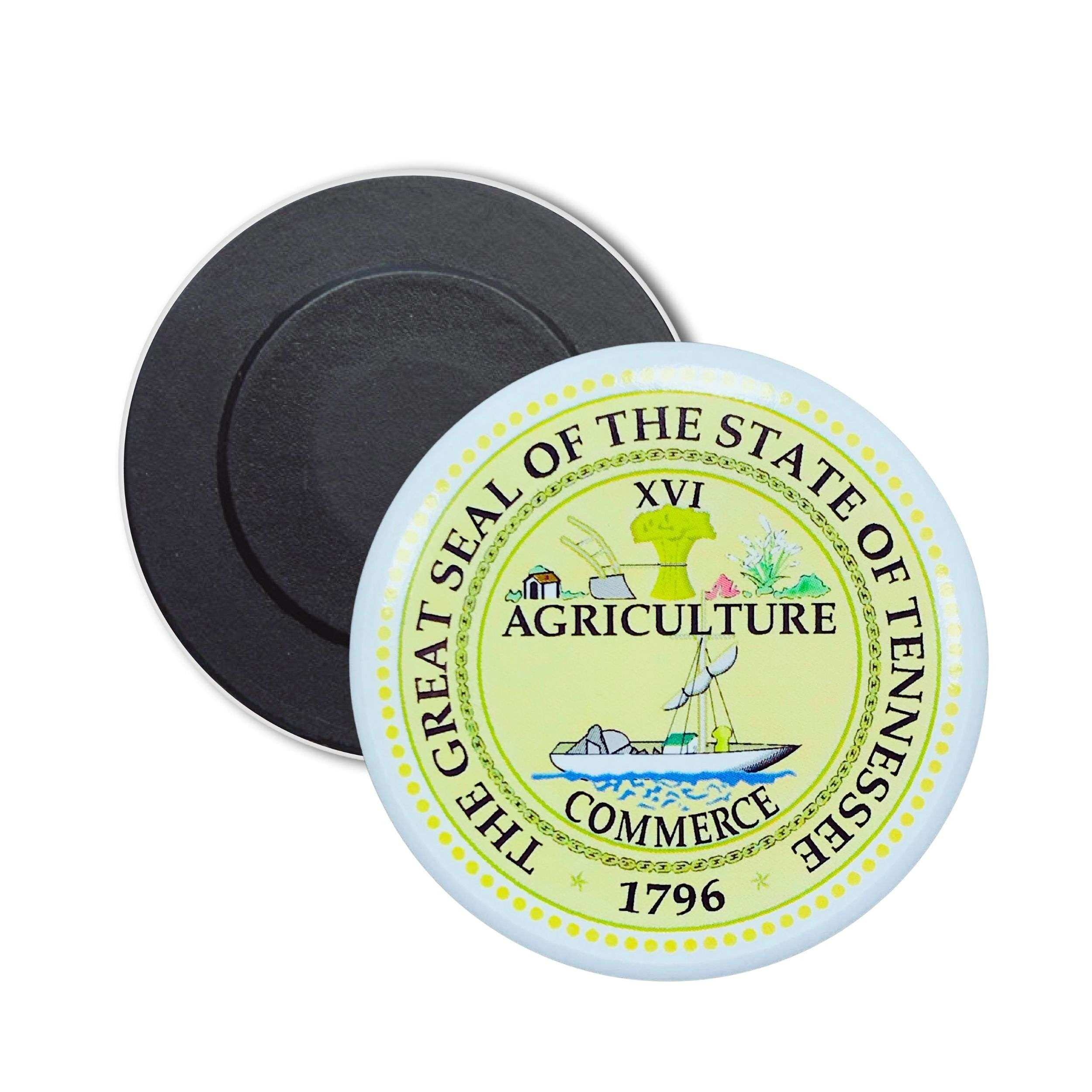 Runder Magnet - Tennessee State Shield - USA