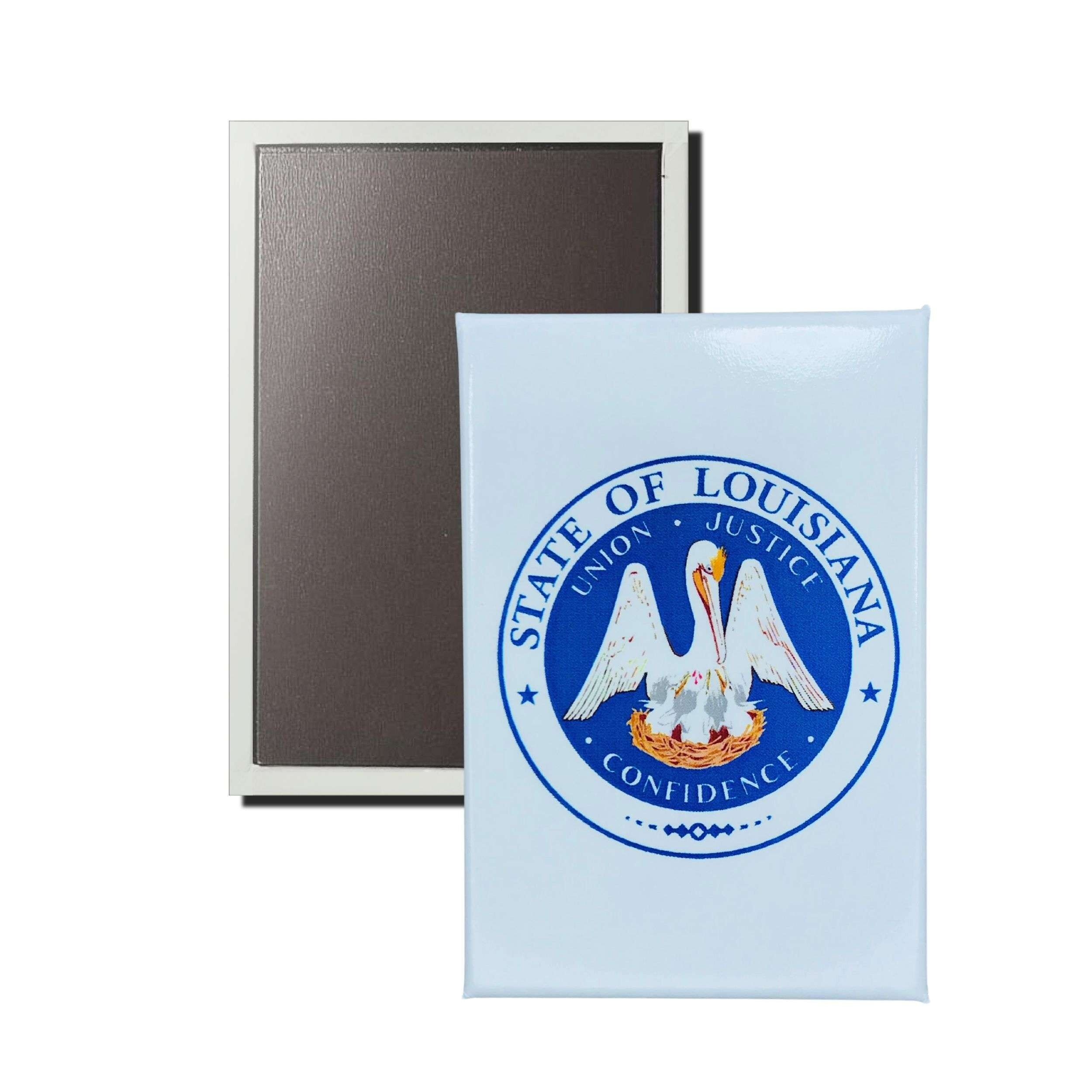 Vertikaler Magnet - Louisiana State Shield - USA