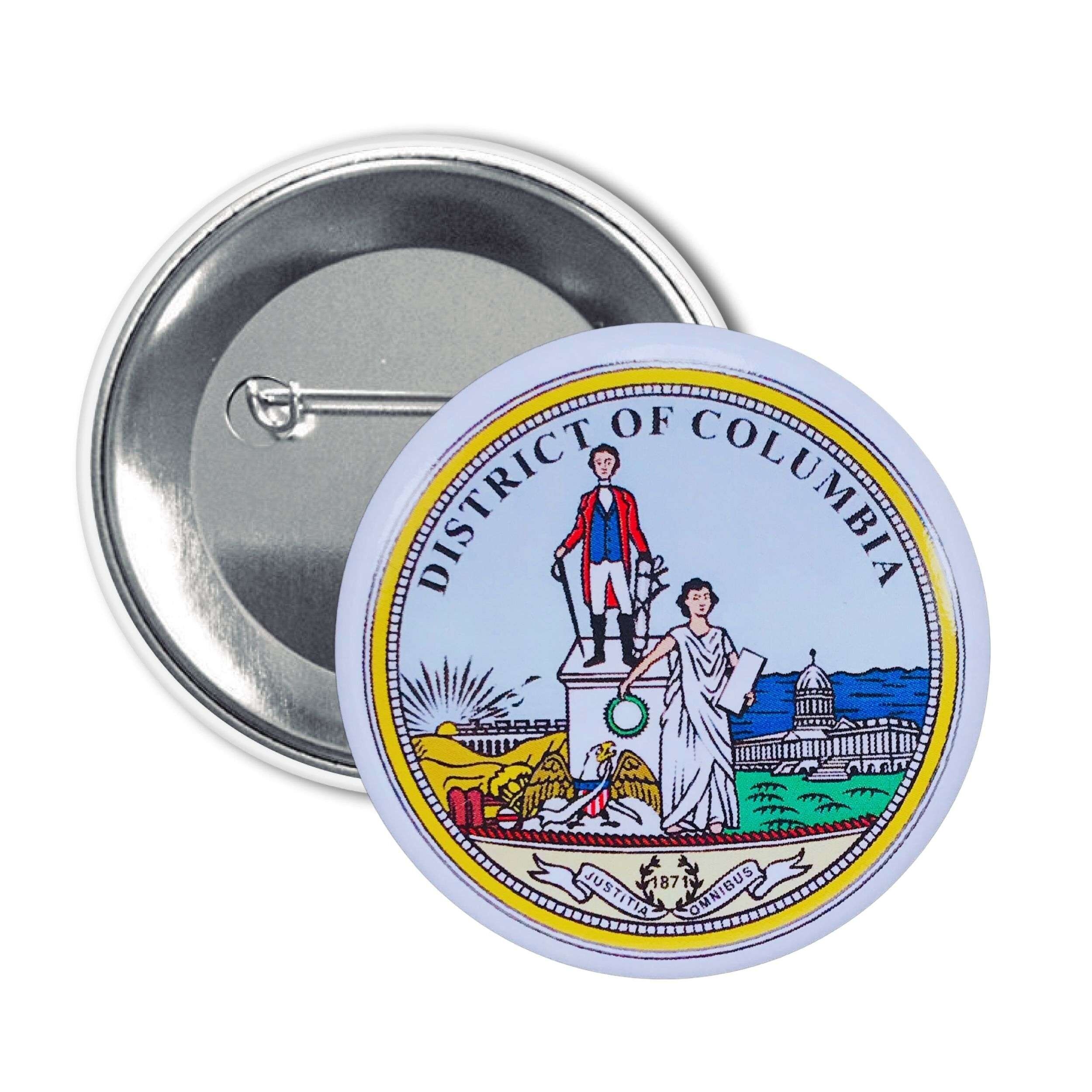 Rundes Abzeichen - District of Columbia Schild - USA
