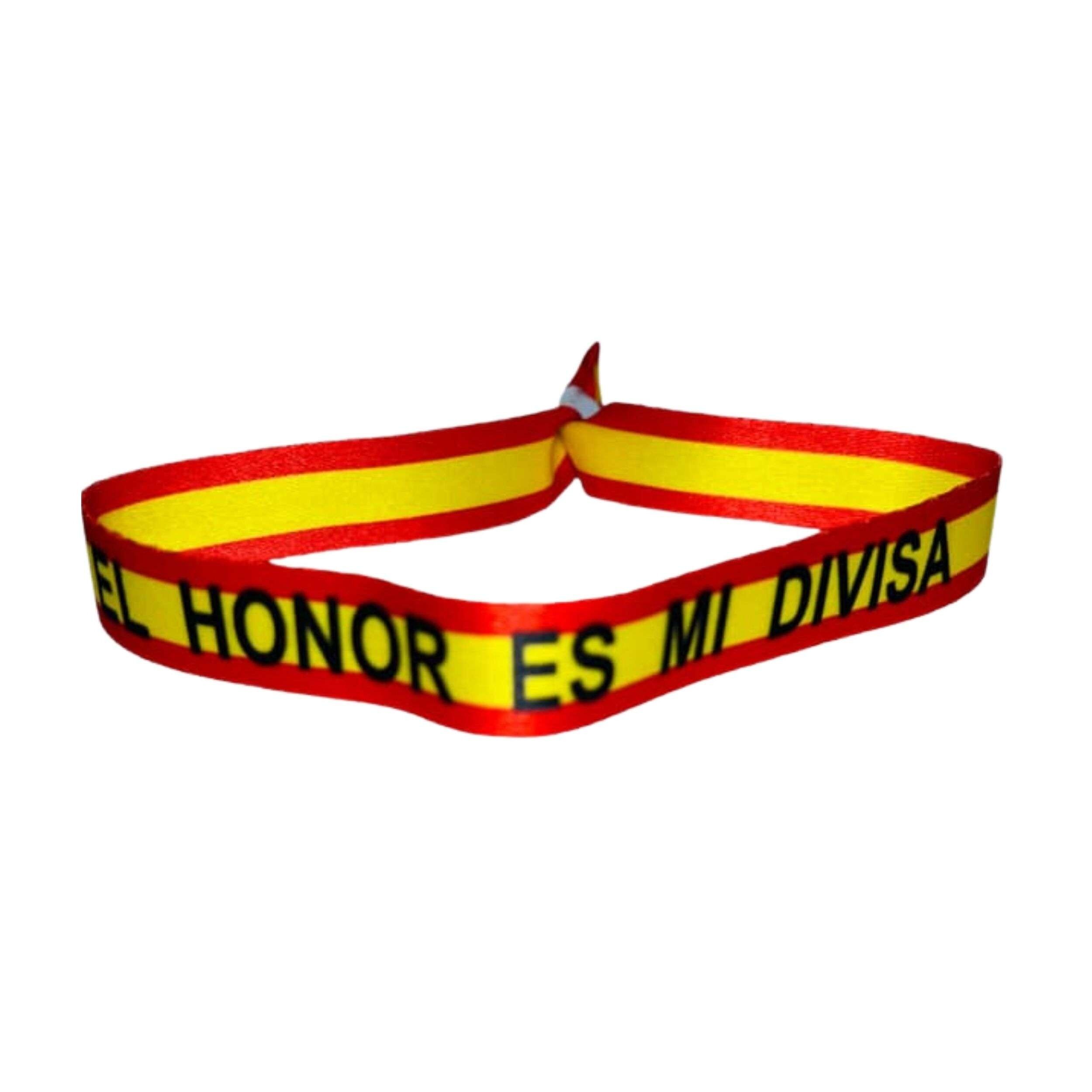 Armband - Ehre ist mein Motto - Spanische Flagge - P065