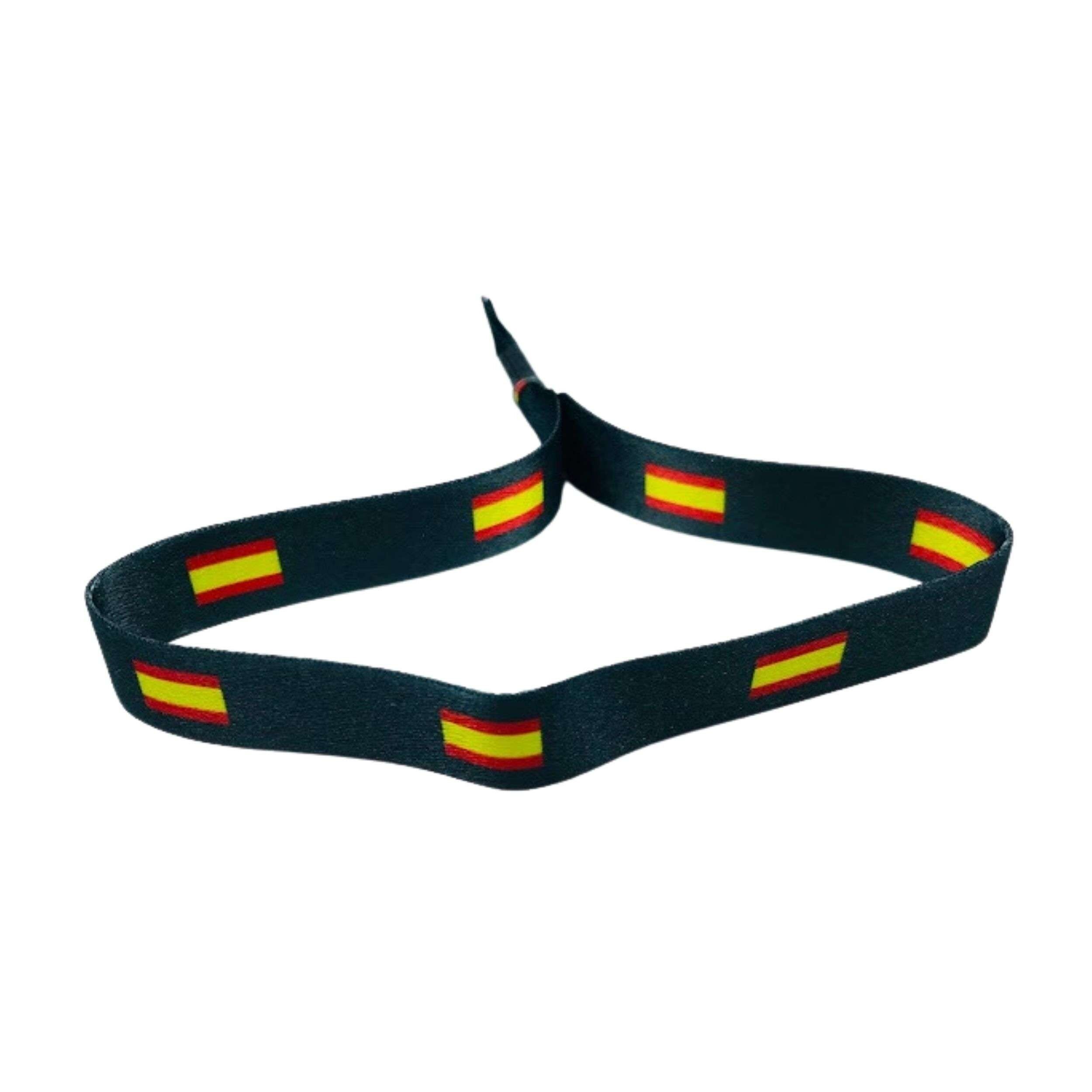 Armband - Schwarze spanische Flagge - P573