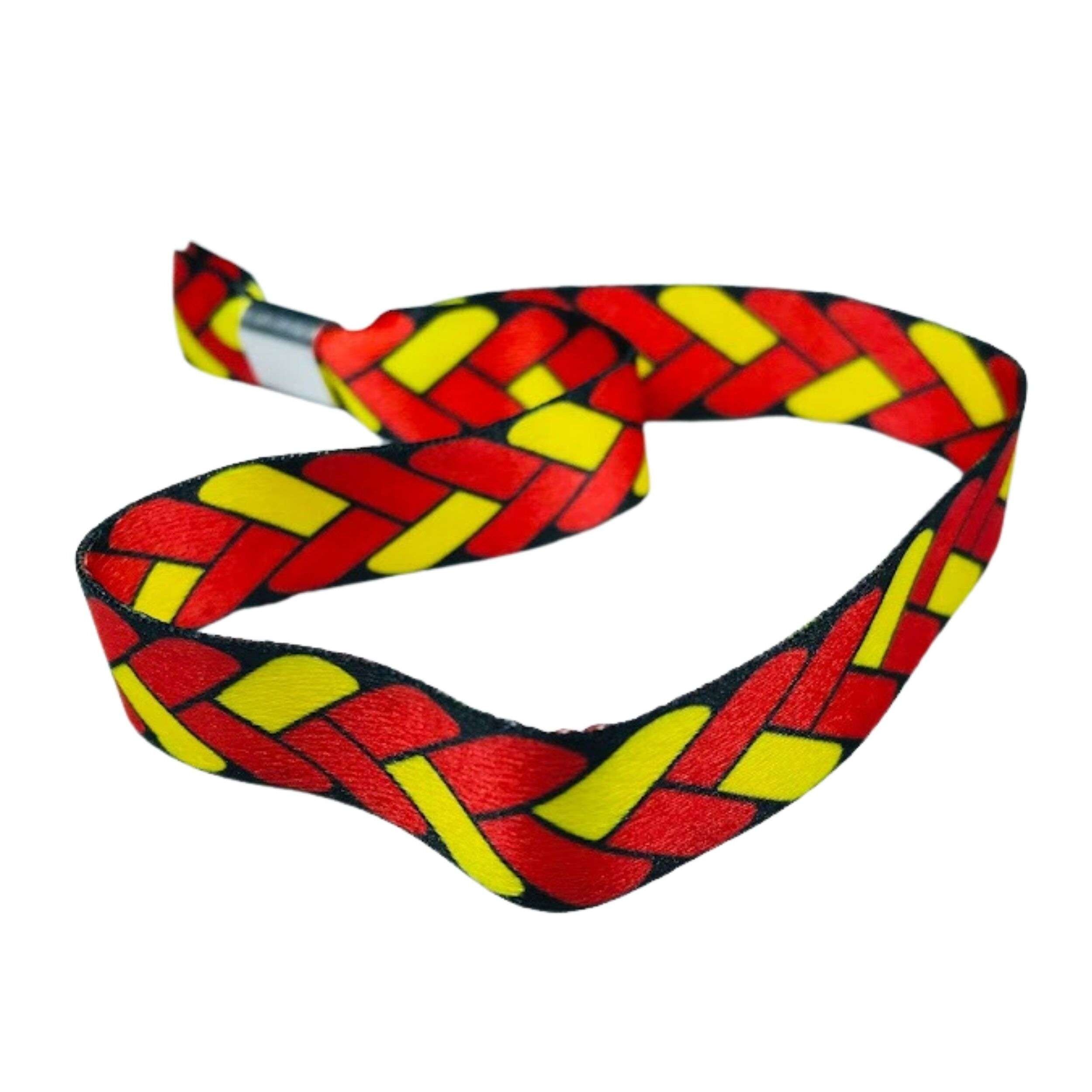 Armband - Verflochtene spanische Flagge - P341