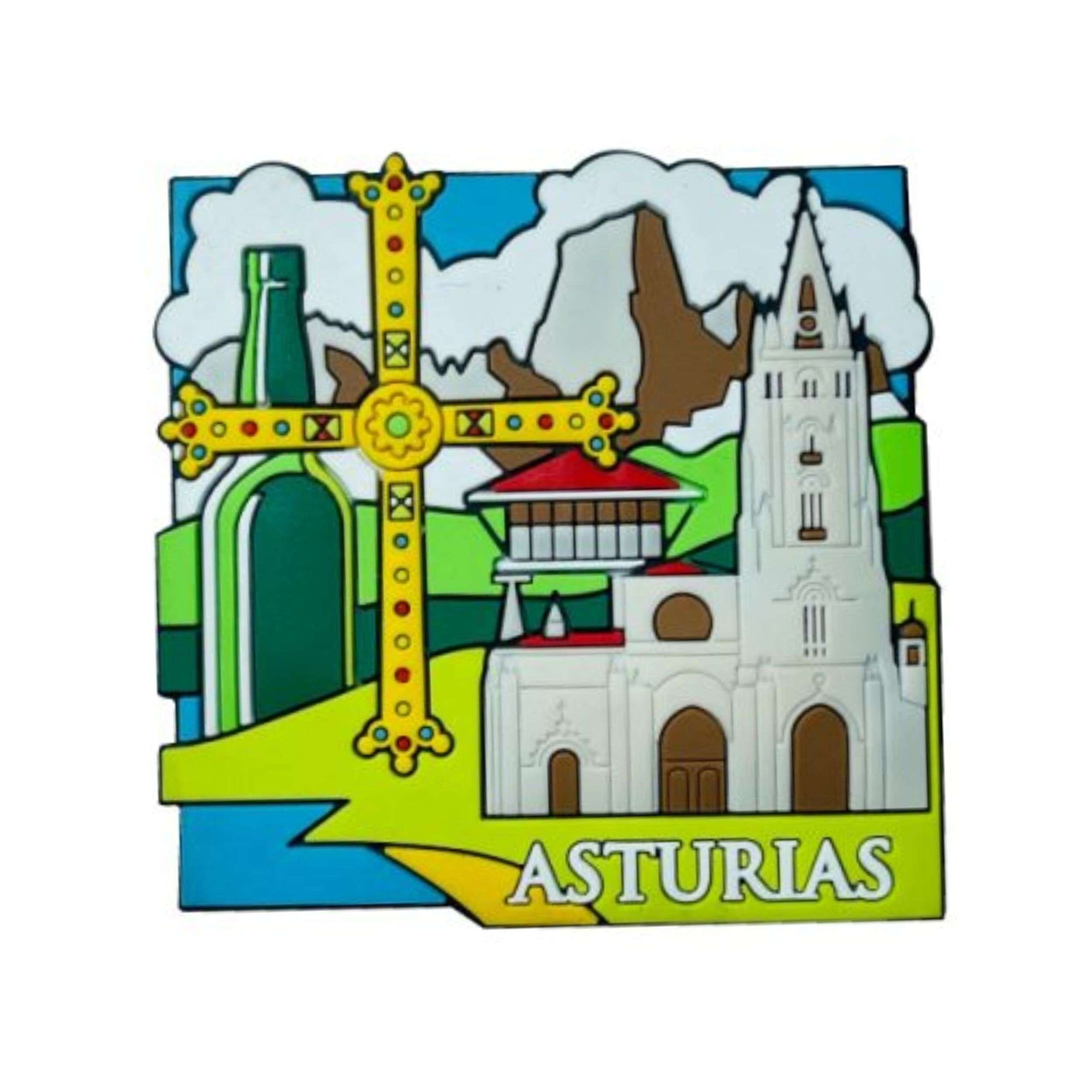 PVC-Magnet – Cruz Victoria Sidra Turismo Asturias – M087