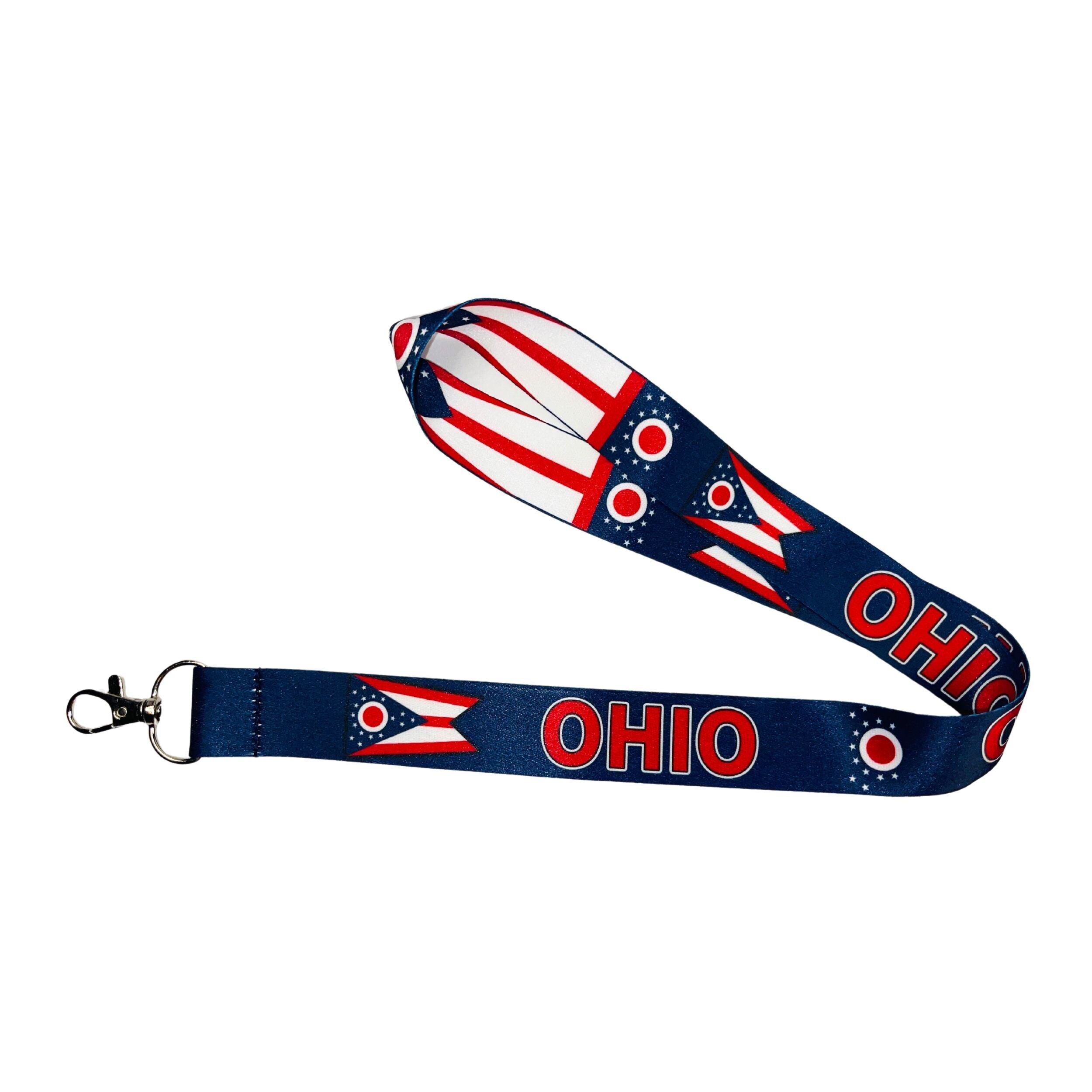 Lanyard - Cinta Cuello - Bandera Estado Ohio - USA - L107