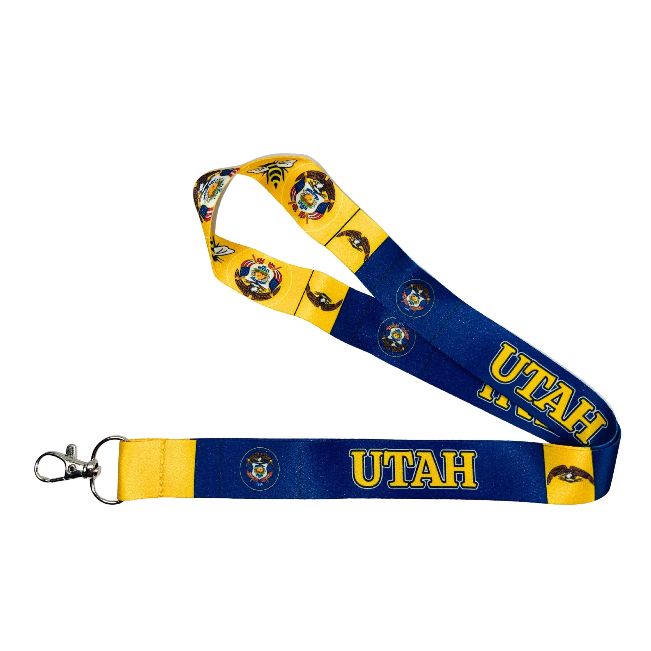 Lanyard - Cinta Cuello - Bandera Estado Utah - USA - L098
