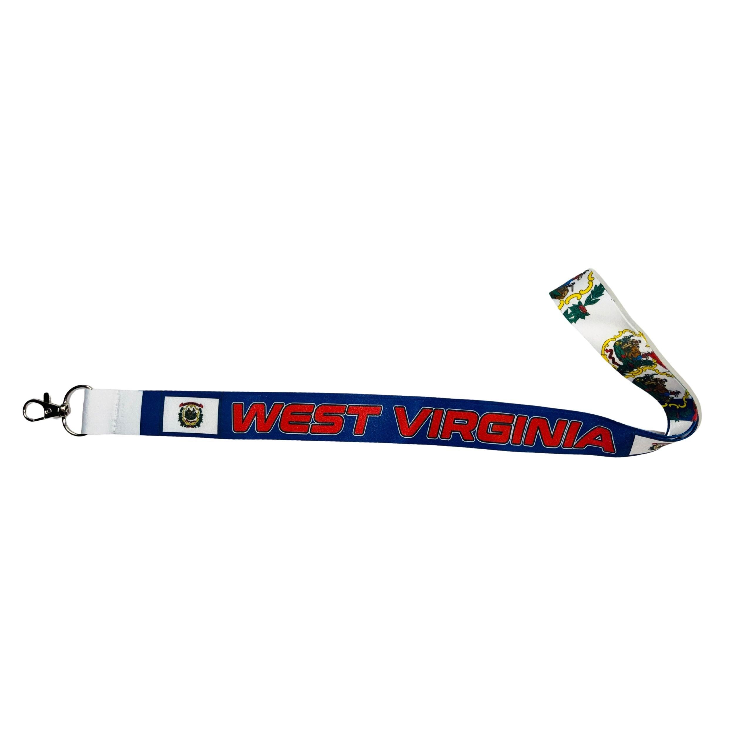 Lanyard - Cinta Cuello - Bandera Estado West Virginia - USA - L102
