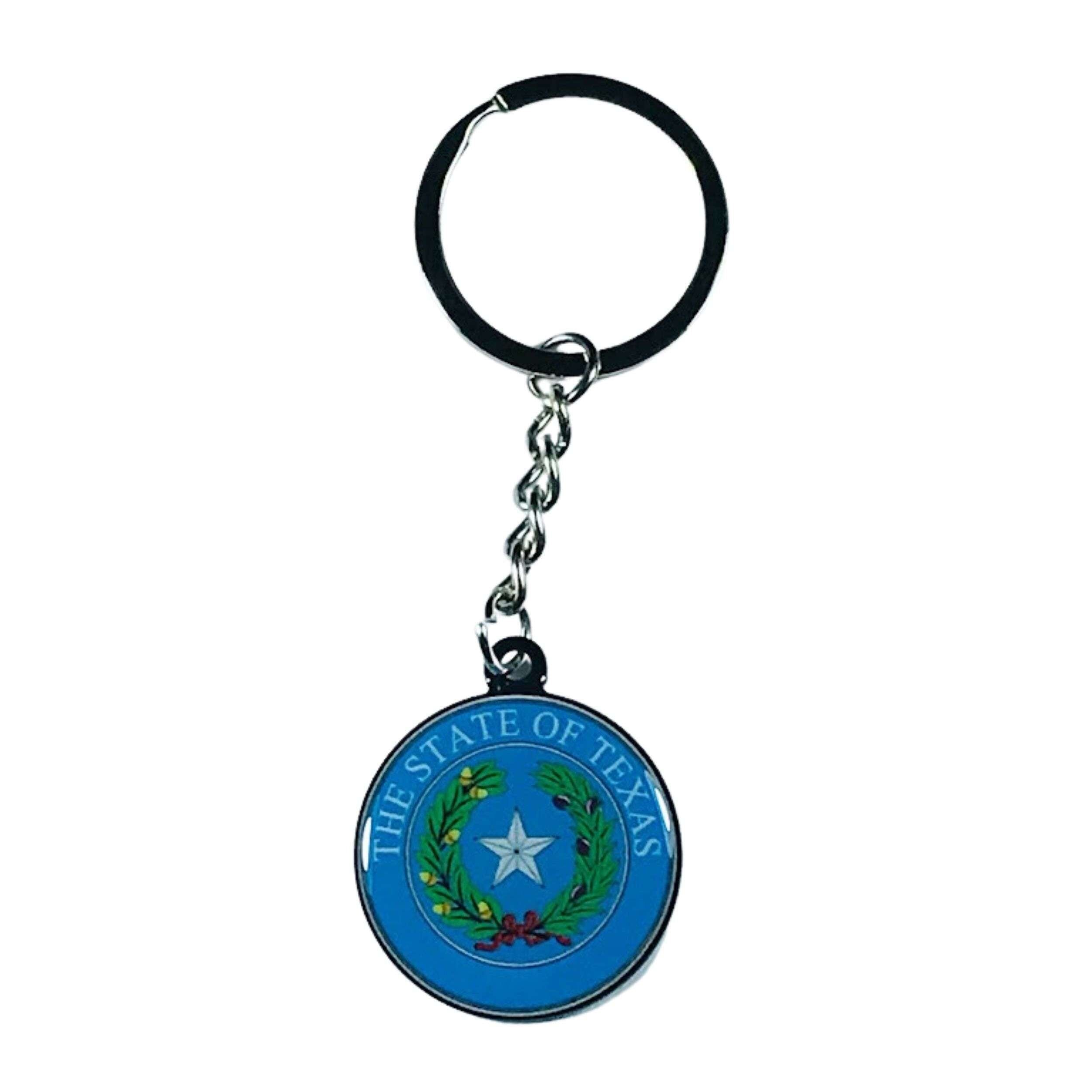 Llavero Metal - Escudo Estado  Texas  - USA