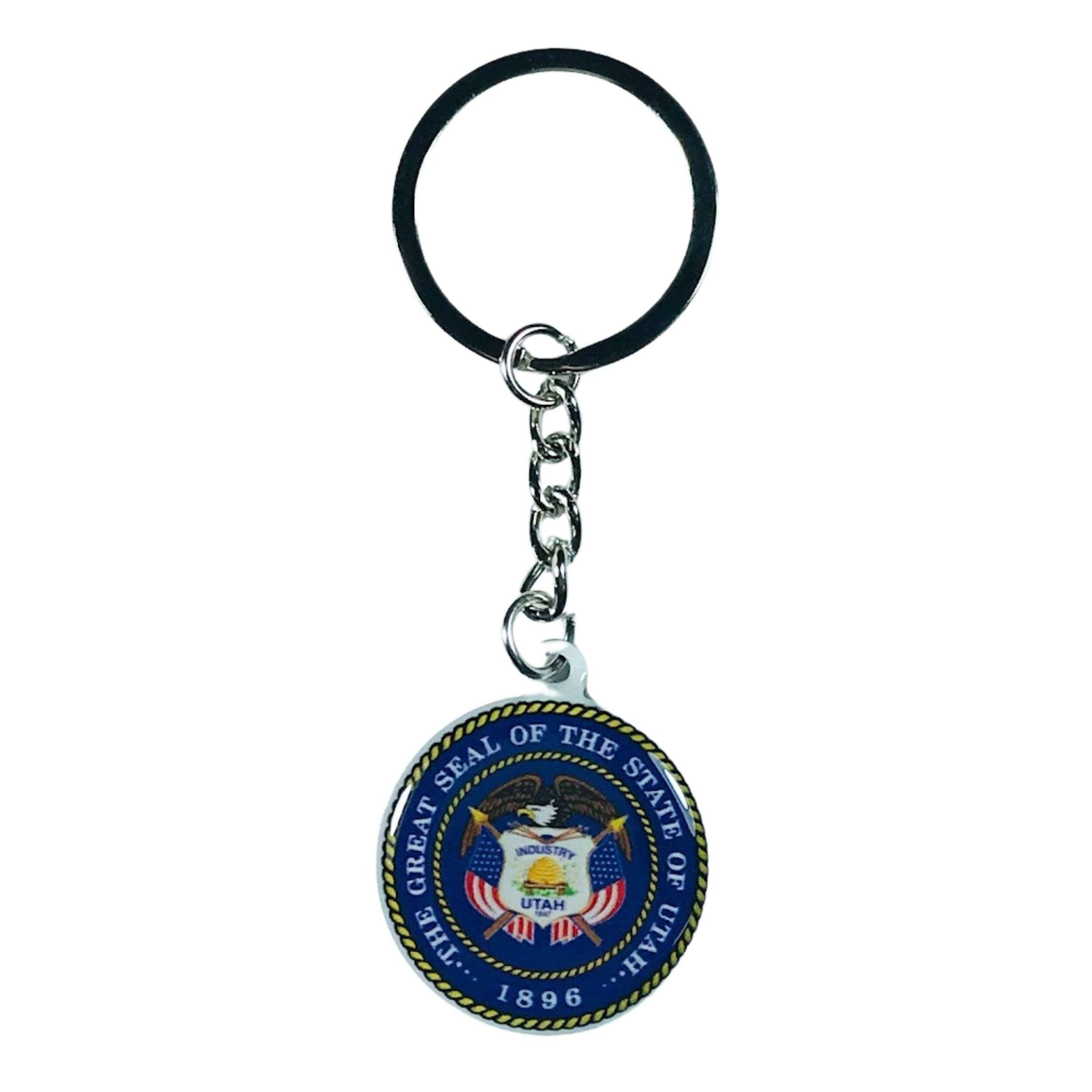 Llavero Metal - Escudo Estado Utah - USA