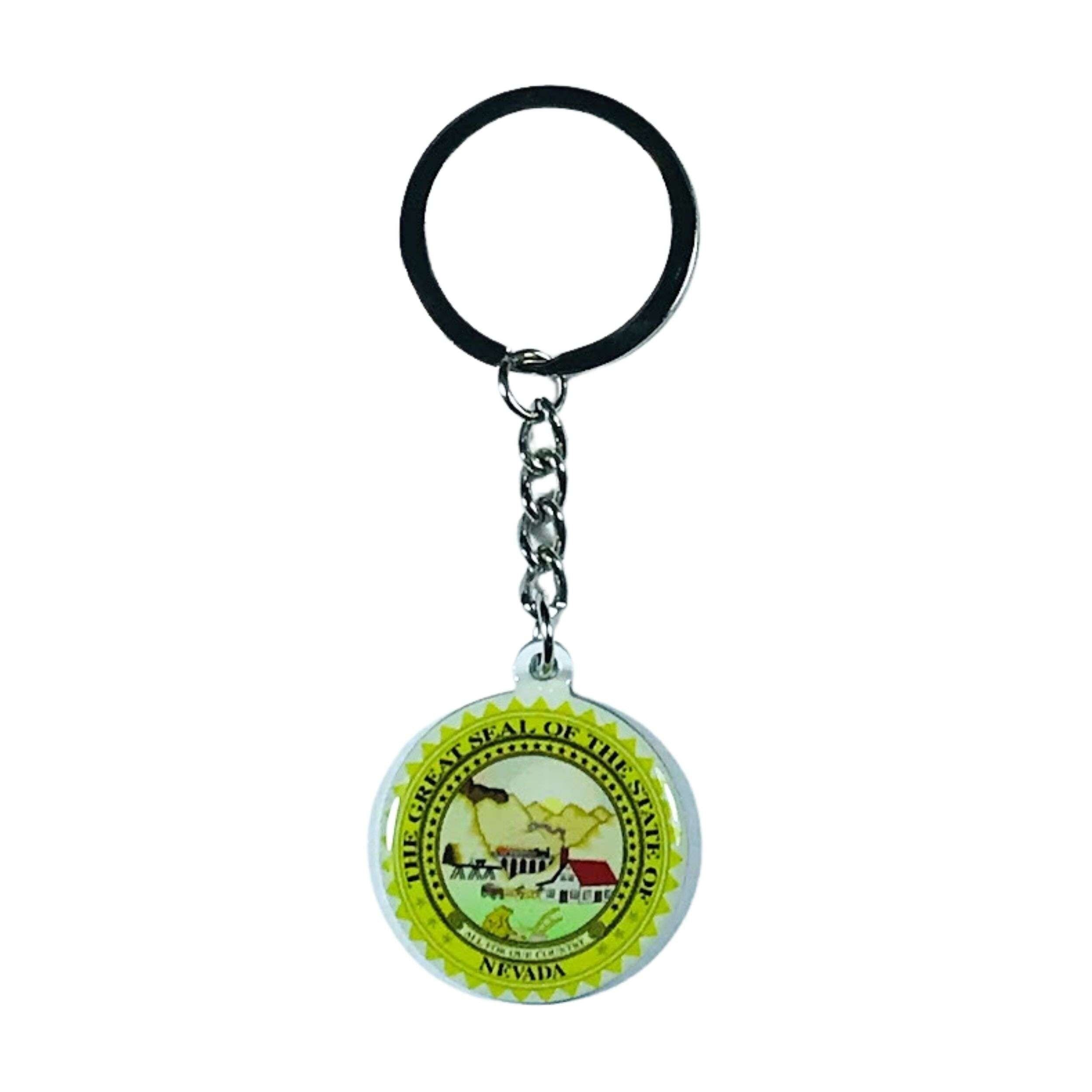 Llavero Metal - Escudo Estado  Nevada - USA