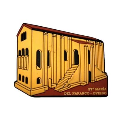 PVC-Magnet – Santa María Naranco vorromanisches Asturien – M051
