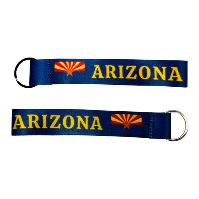Stoff Schlüsselanhänger - Arizona State Flagge - USA - K061