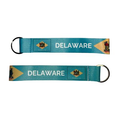 Stoff-Schlüsselanhänger - Delaware State Flag - USA - K067