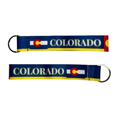 Stoff-Schlüsselanhänger - Colorado State Flag - USA - K065