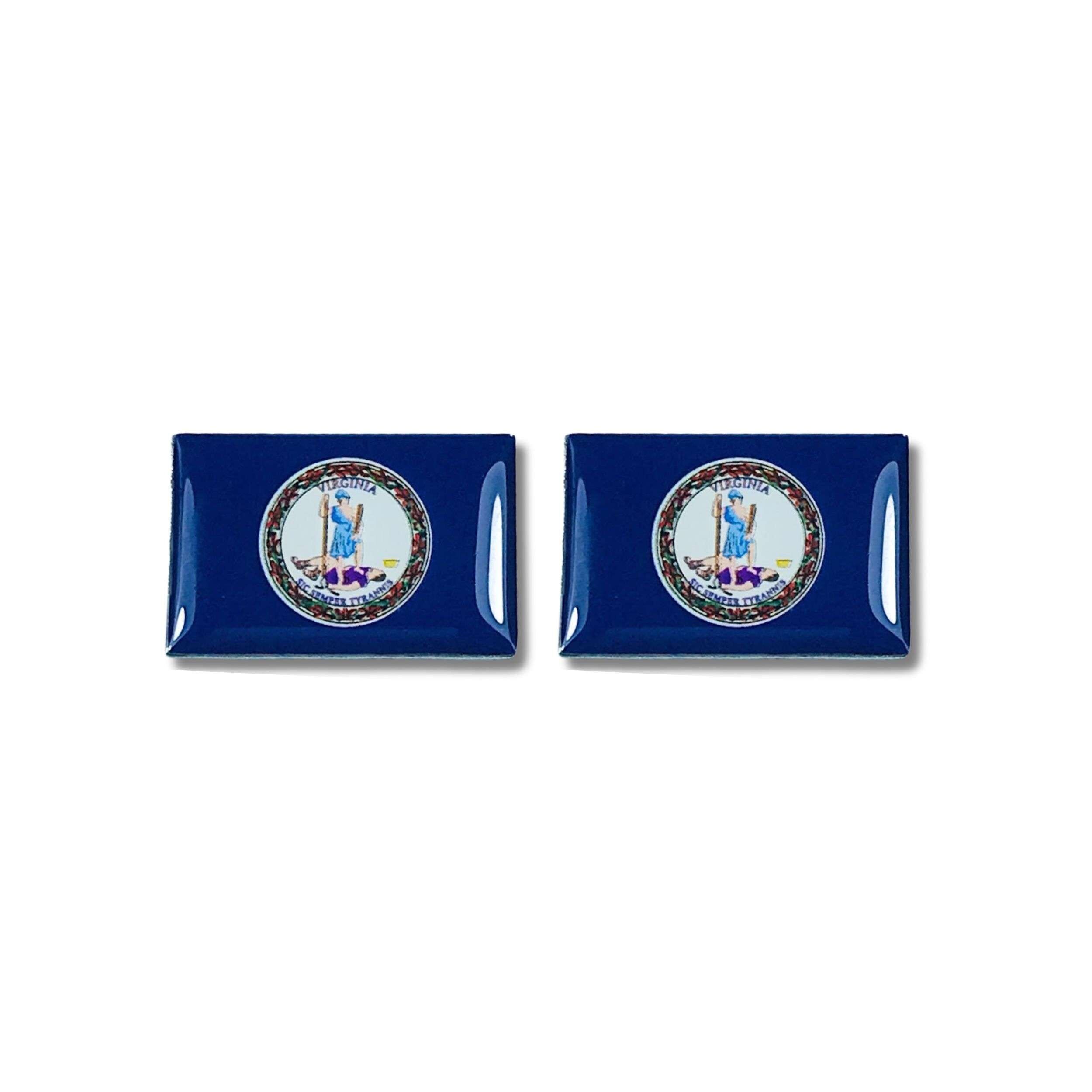 Zwillinge - Virginia Staatsflagge - USA