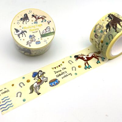 Horses masking tape / washi tape