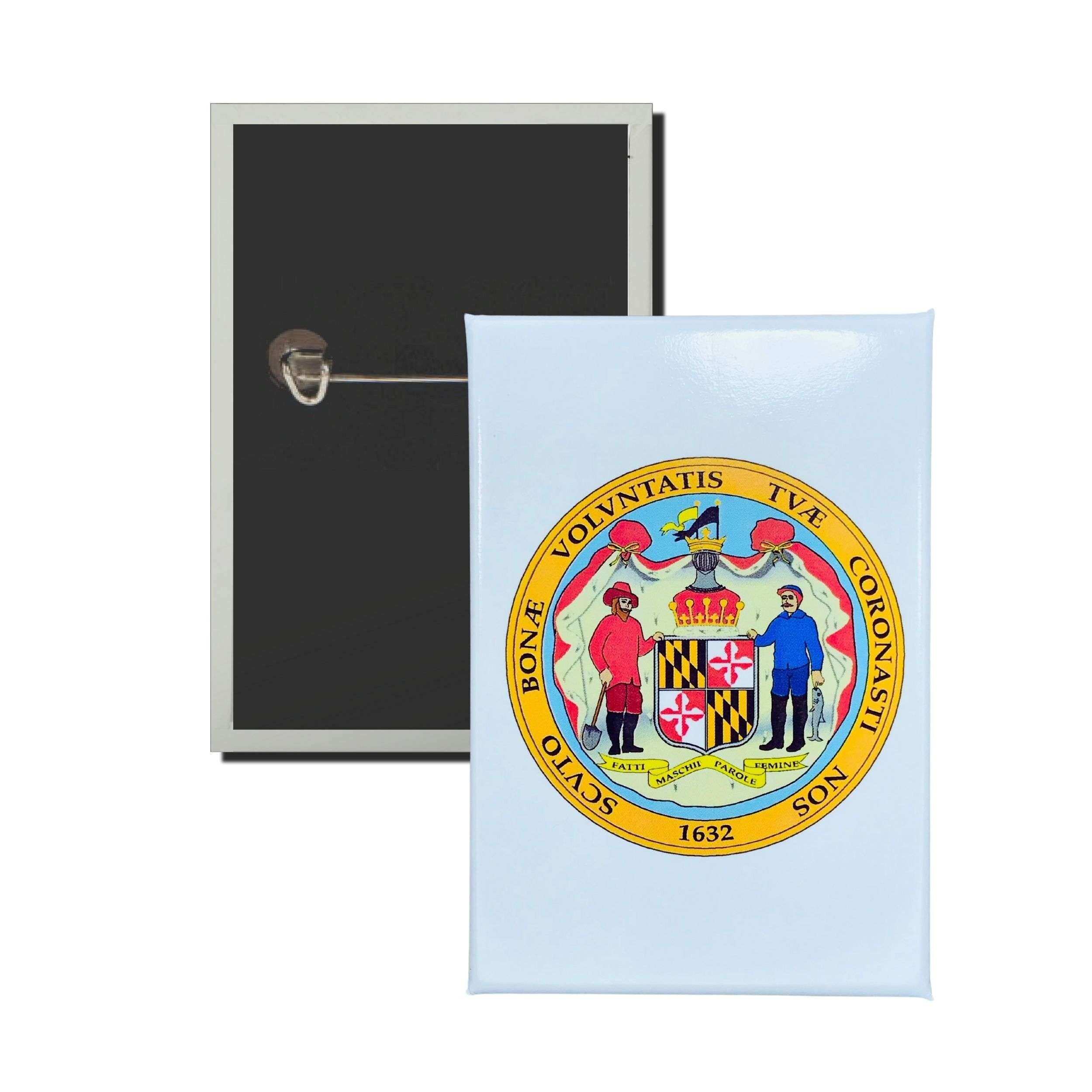 Plaque verticale - Bouclier de l'État du Maine - États-Unis