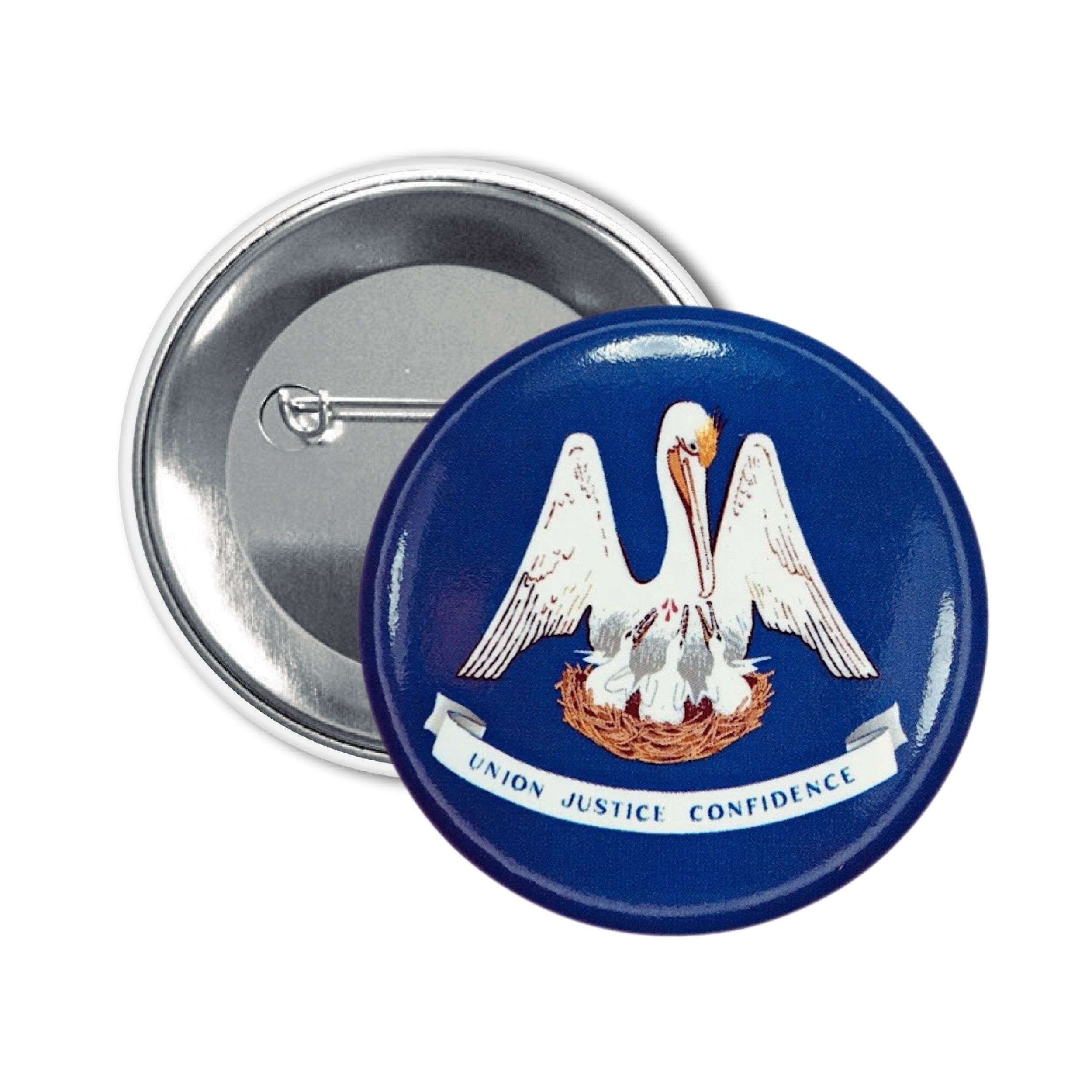 Chapa Redonda - Bandera Estado Louisiana - USA