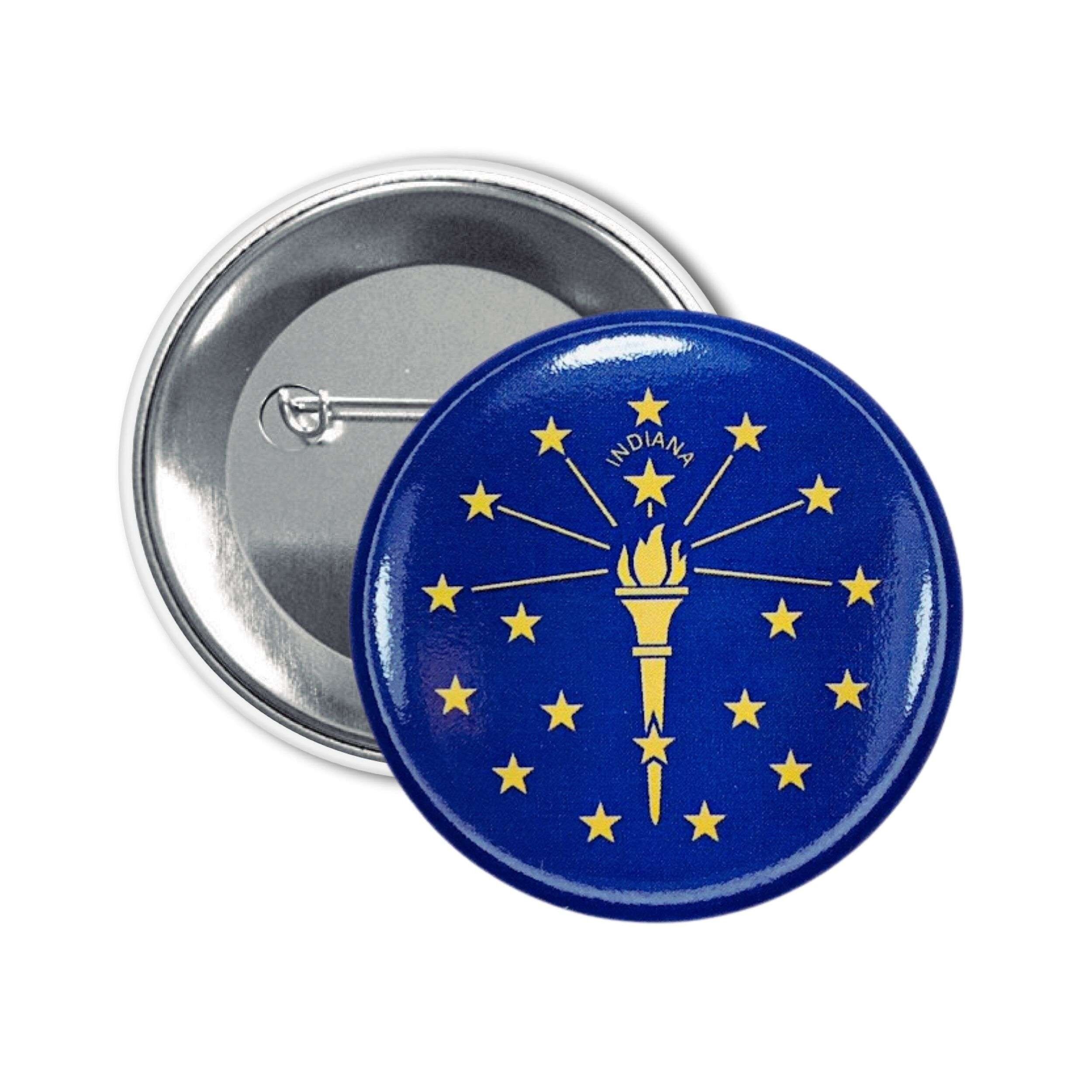 Chapa Redonda - Bandera Estado Indiana - USA