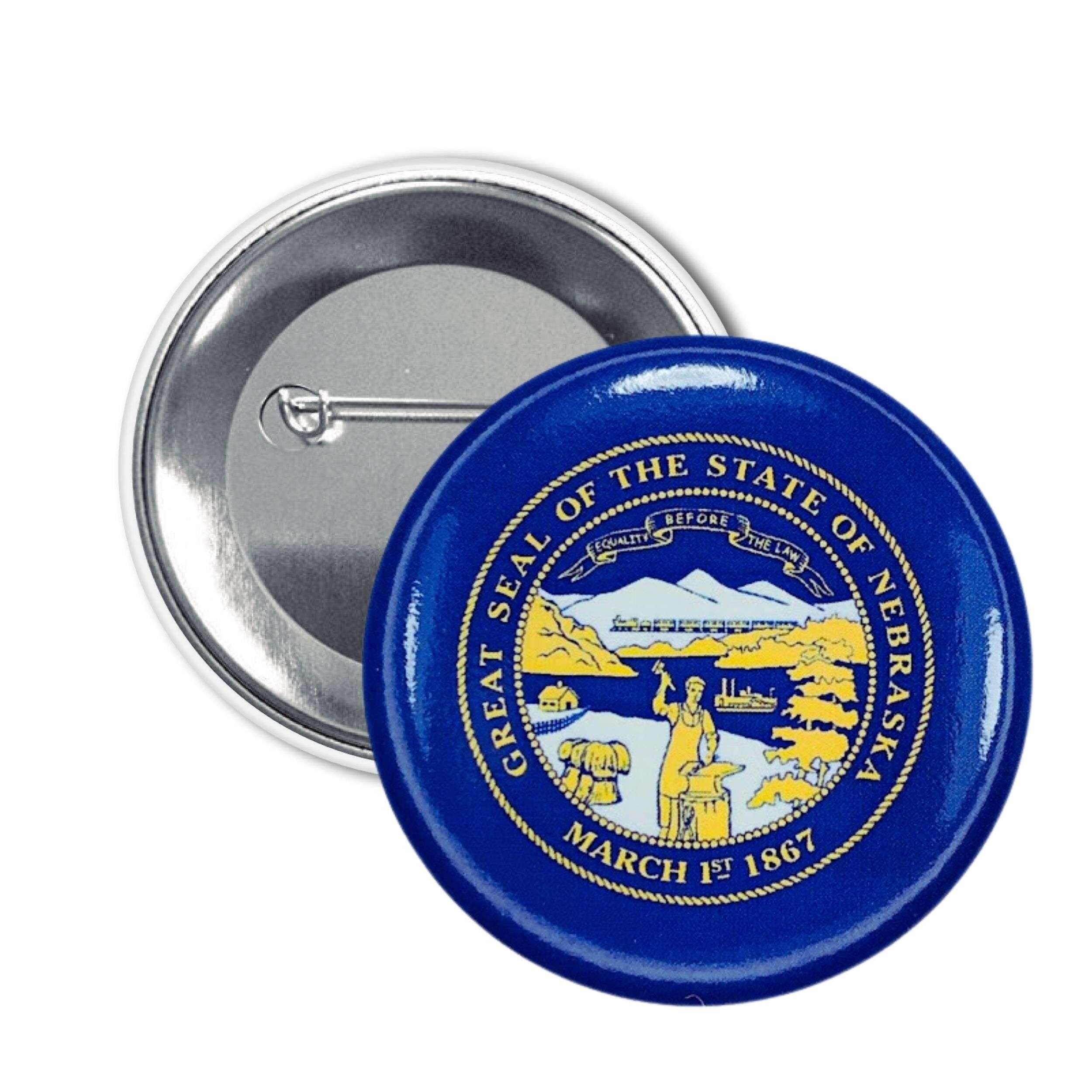 Chapa Redonda - Bandera Estado Nebraska - USA