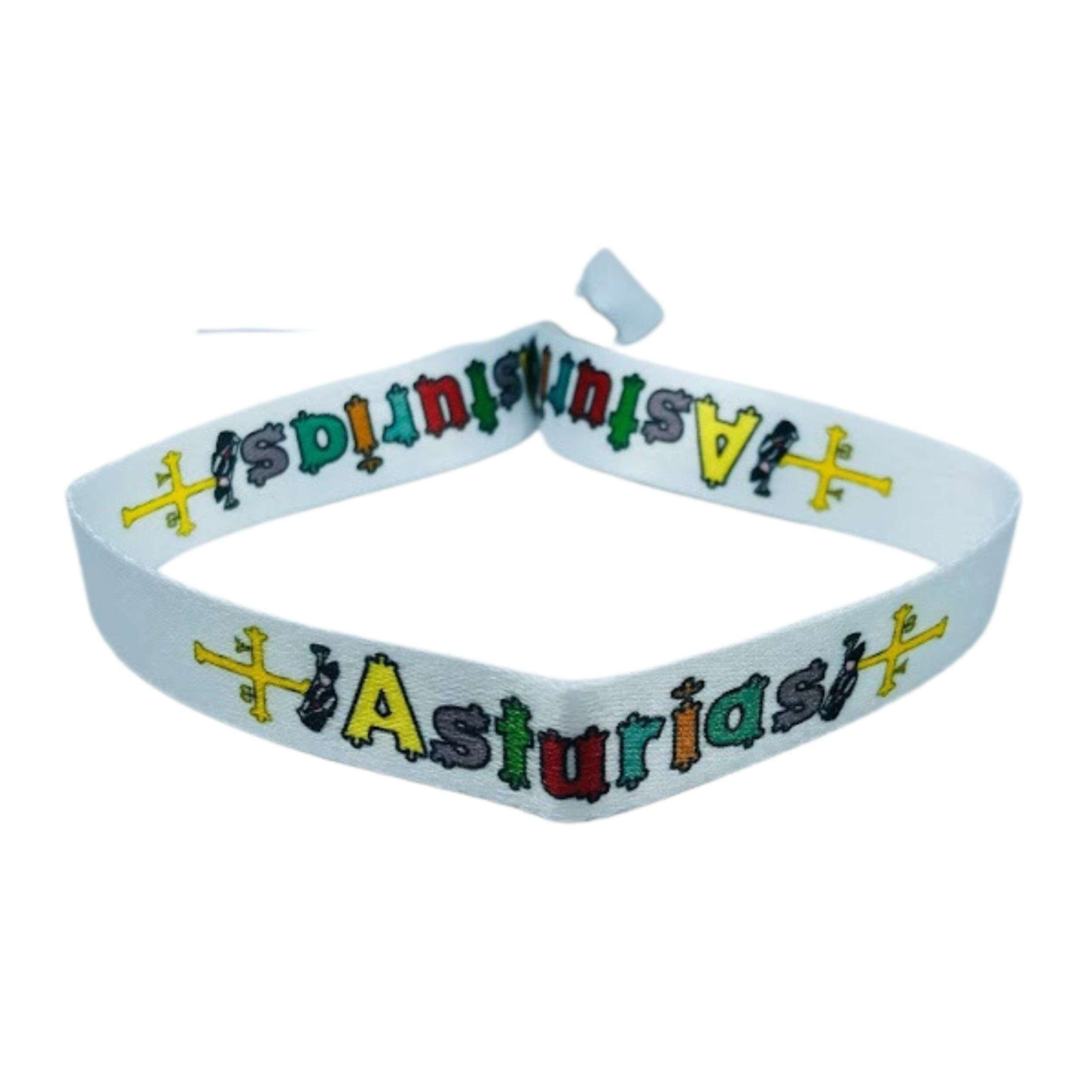 Pulsera - Blanca - Asturias Cruz Victoria - P628