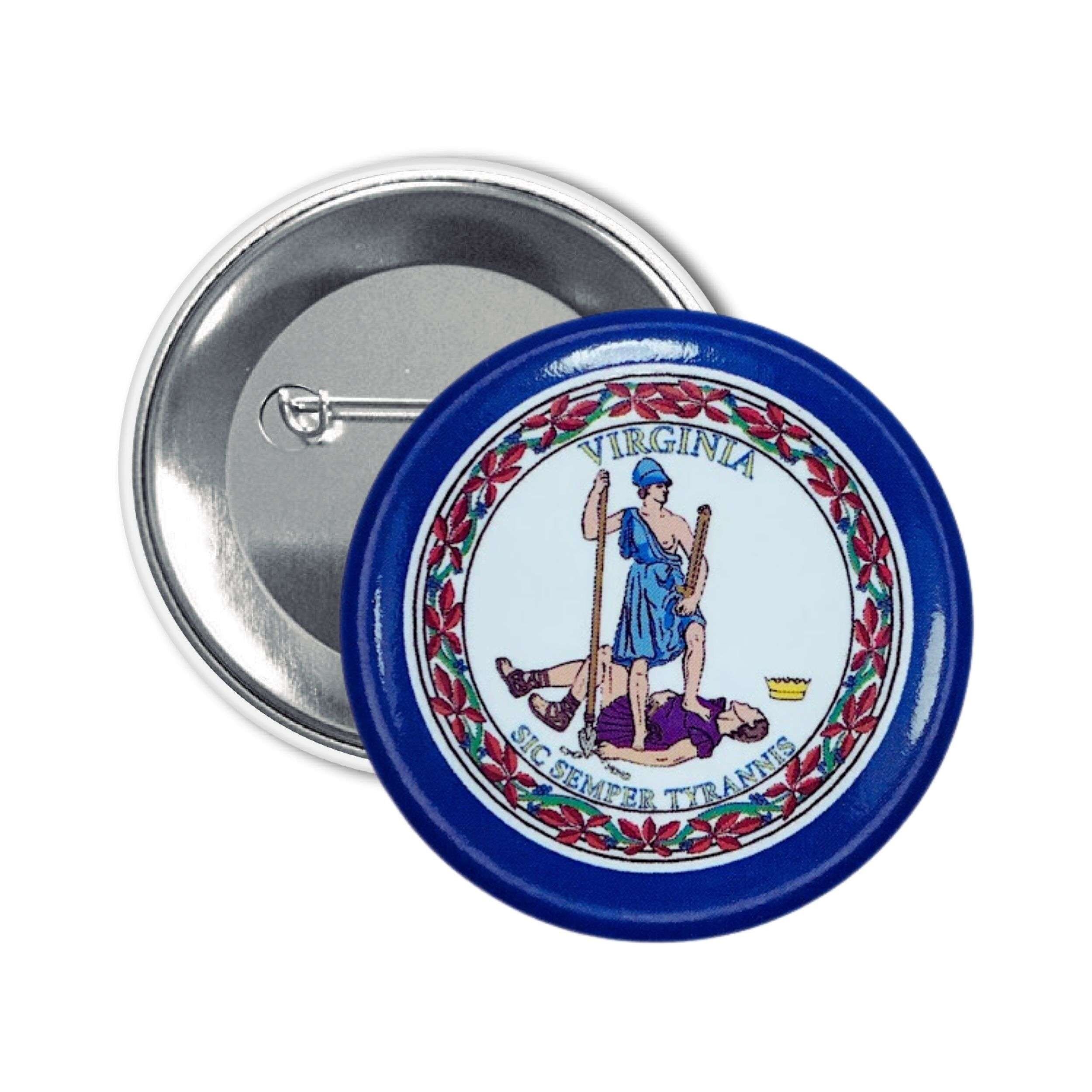 Chapa Redonda - Bandera Estado Virginia - USA