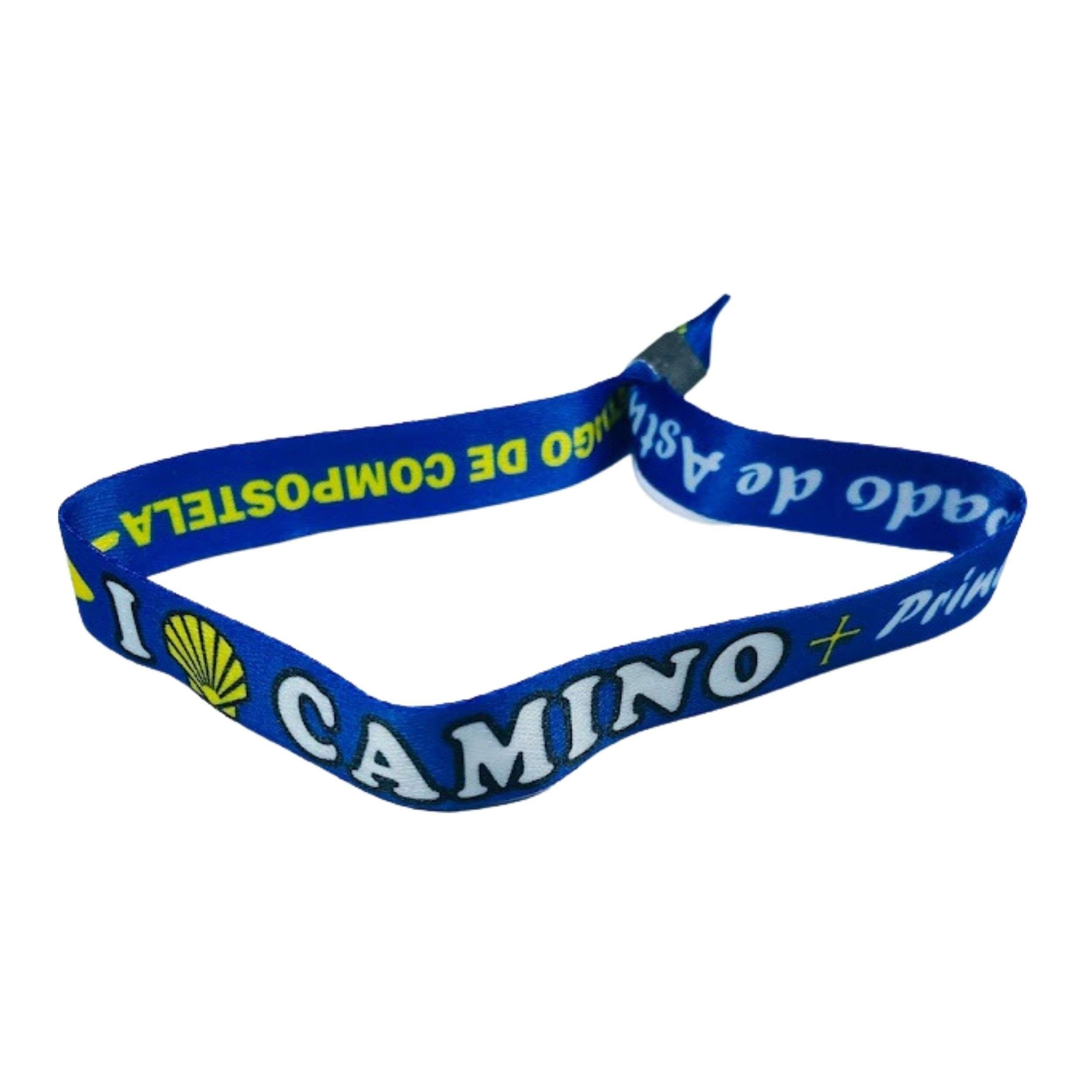 Armband – I Love Camino Santiago – Flagge von Asturien – Spanien – P2756