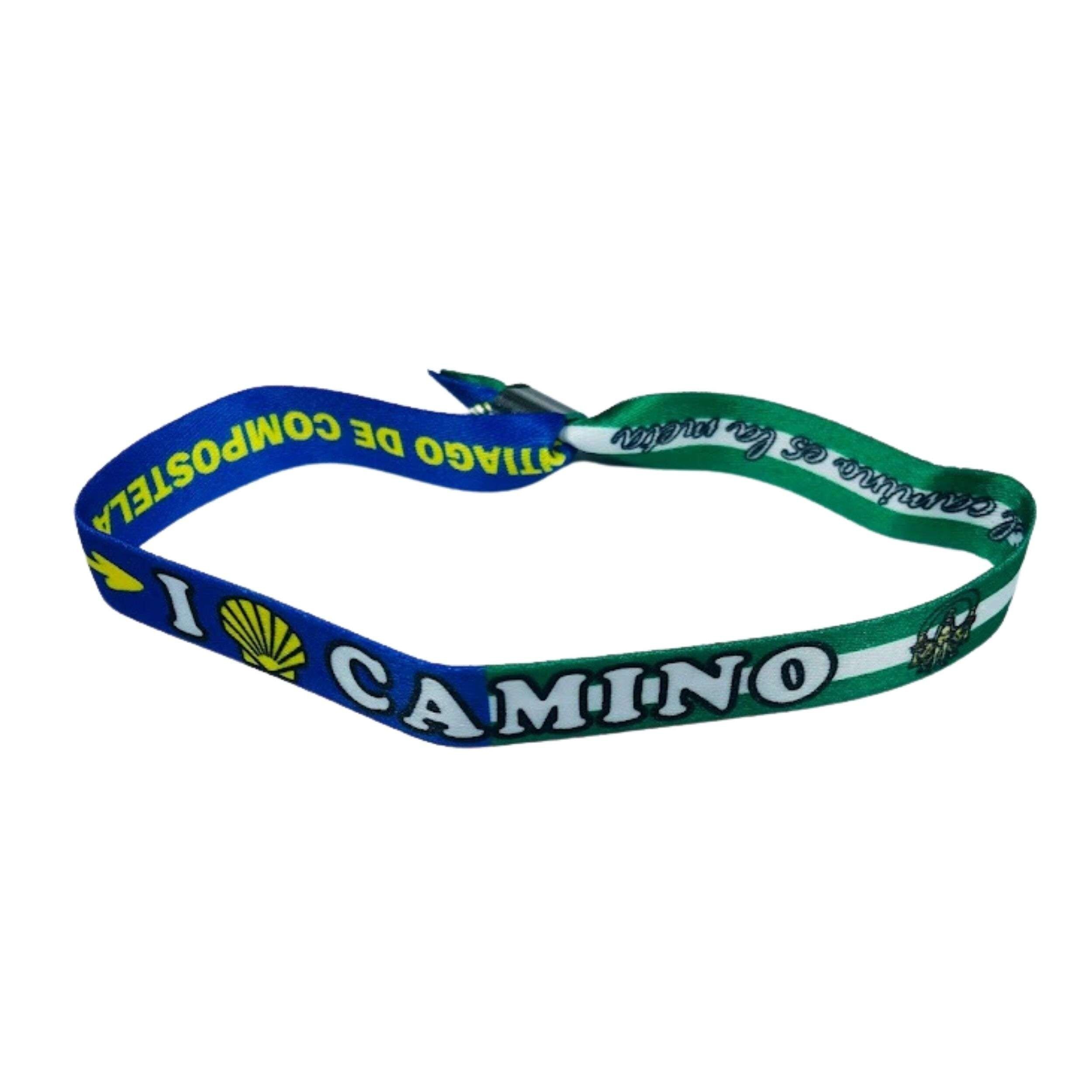 Armband – I Love Camino Santiago – Andalusische Flagge – Spanien – P2765