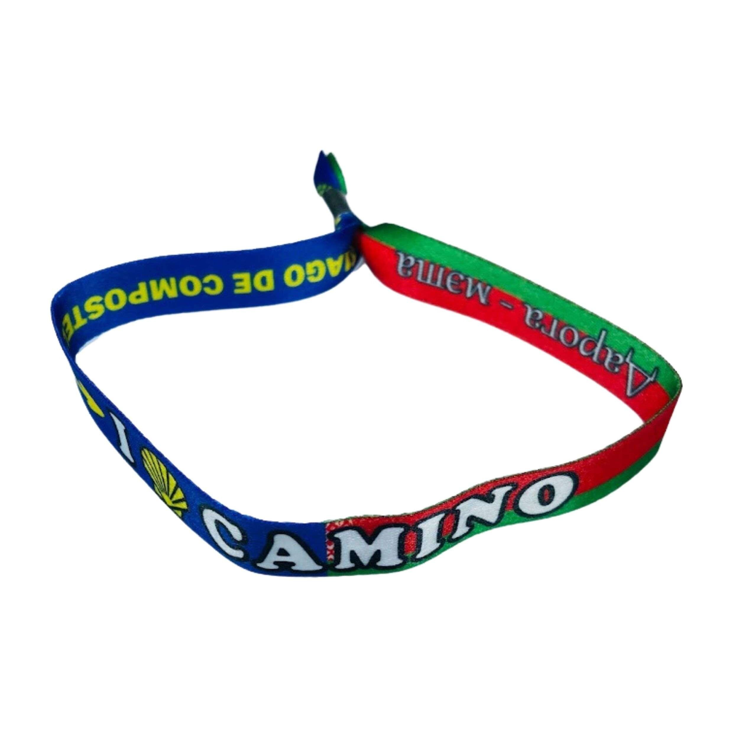 Armband – „I Love Camino Santiago“ – Weißrussische Flagge – P2788