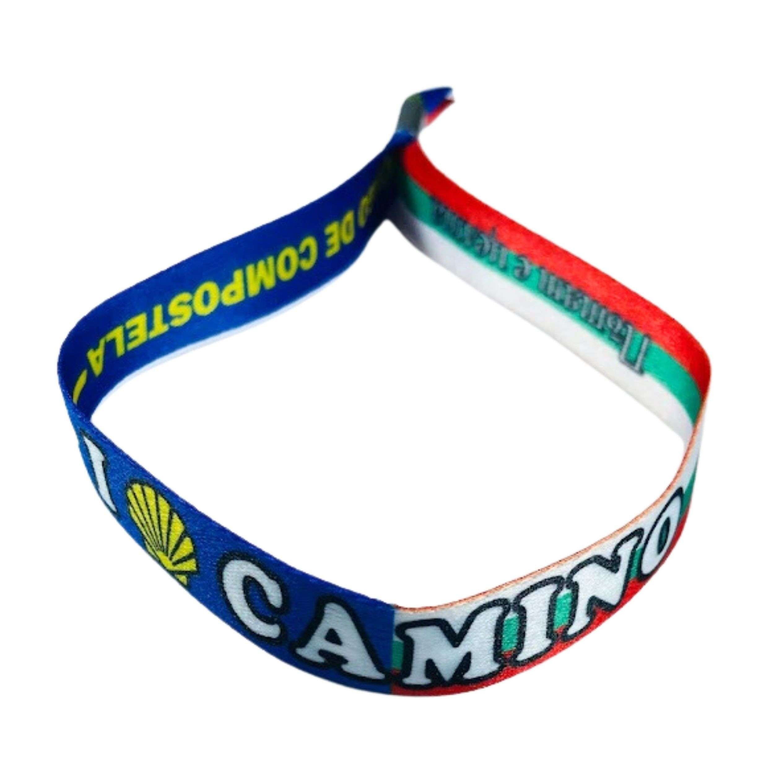 Armband – „I Love Camino Santiago“ – Bulgarische Flagge – P2791
