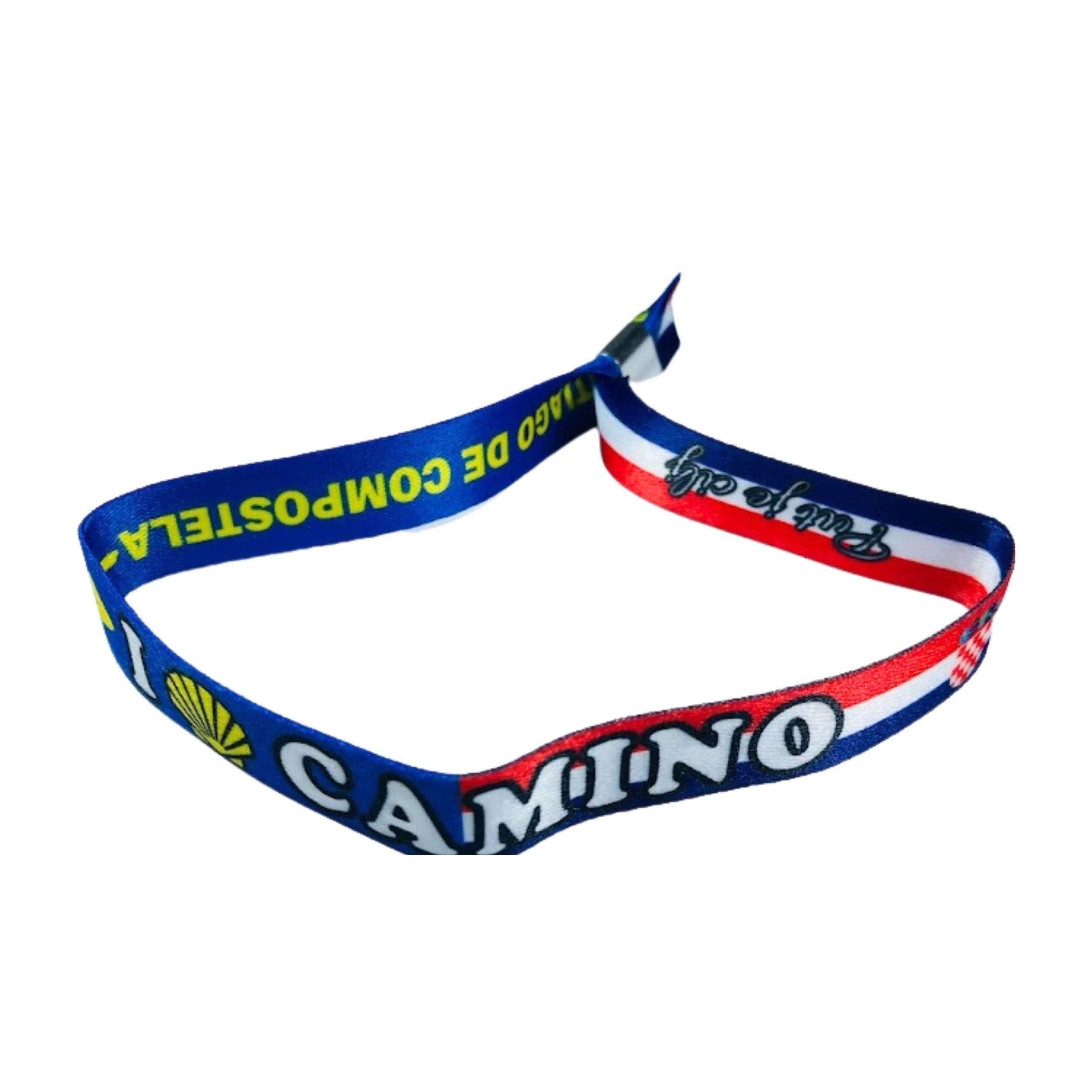 Armband – „I Love Camino Santiago“ – Kroatische Flagge – P2787