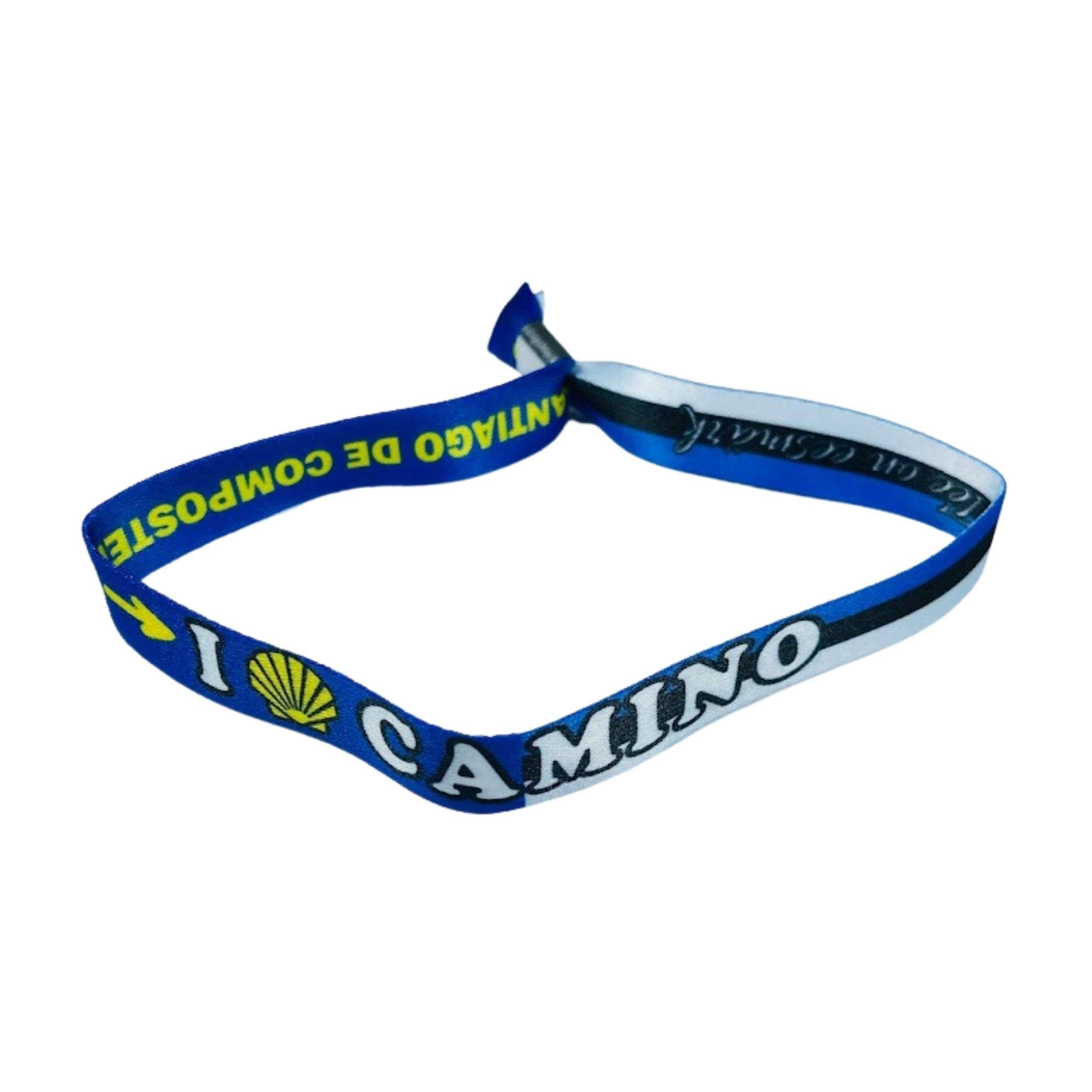 Armband – „I Love Camino Santiago“ – Estnische Flagge – P2792