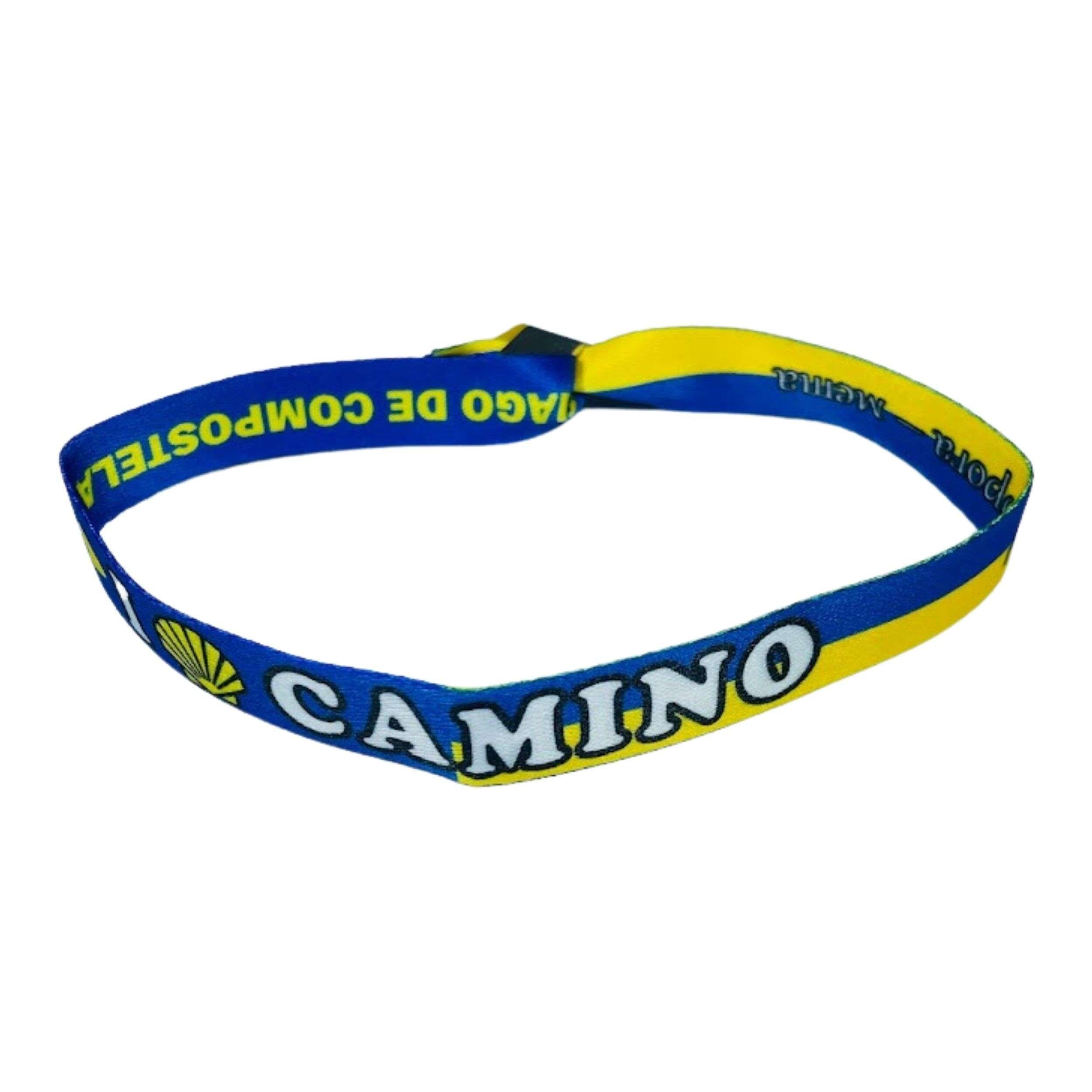 Armband – „I Love Camino Santiago“ – Ukrainische Flagge – P2827